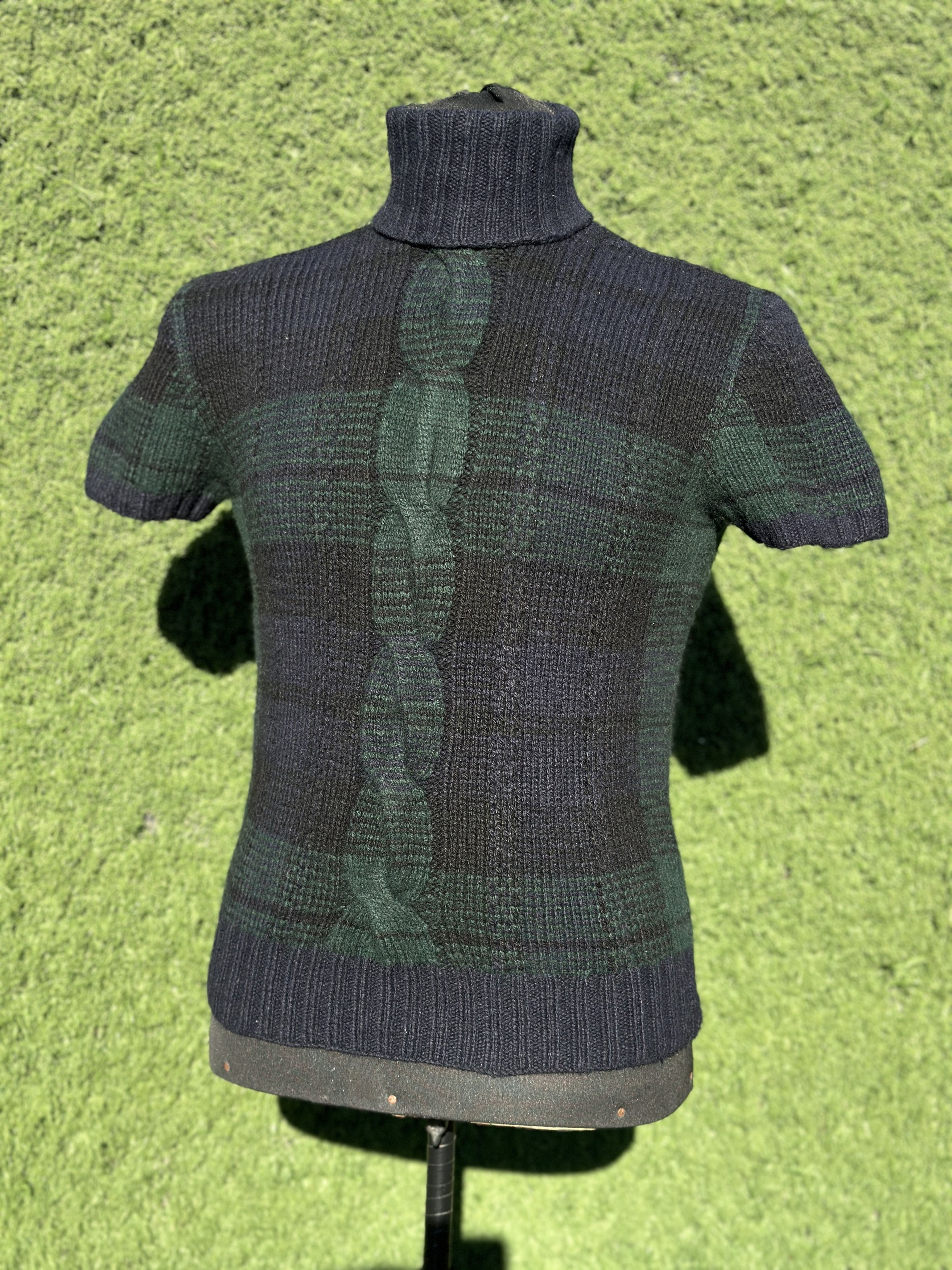 Ralph Lauren Black Label Ralph Lauren Black Label Size M Cable Knit Turtleneck Size M / US 6-8 / IT 42-44 - 5 Thumbnail