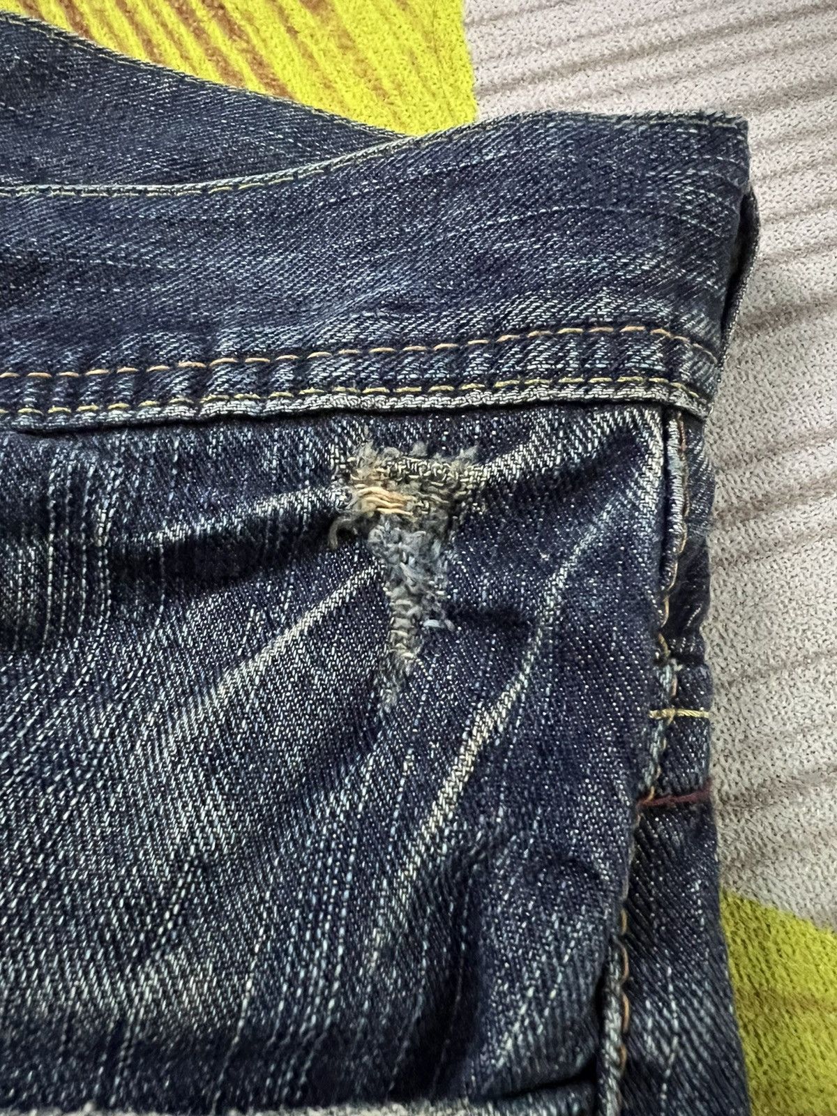 Japanese Brand × Lee × Vintage VINTAGE LEE RIDER DISTRESSED FLARE JEANS JAPAN Size US 33 - 13 Thumbnail
