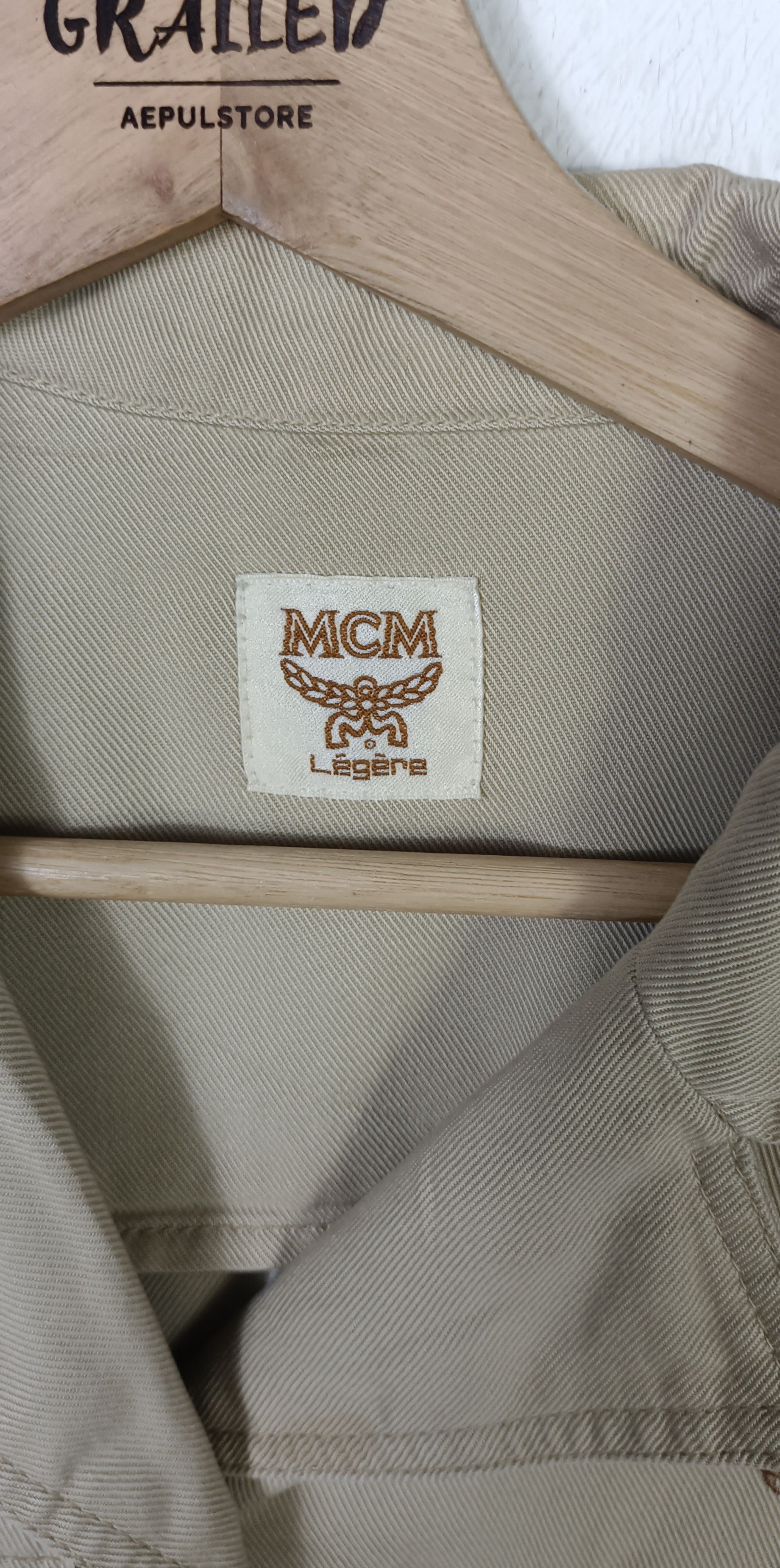 MCM MCM Legere Embroidered Logo Trucker Jacket Size M / US 6-8 / IT 42-44 - 11 Thumbnail