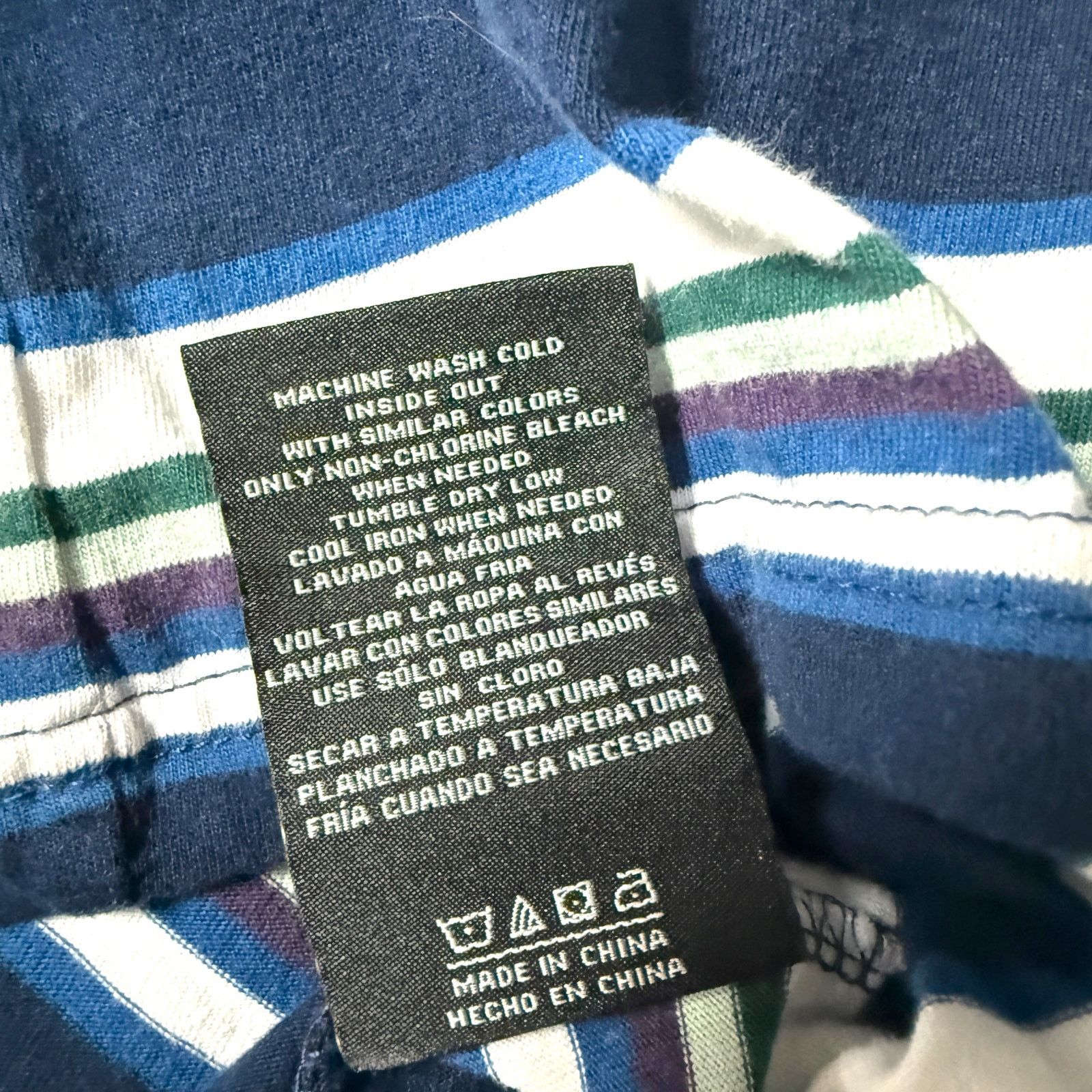 Huf HUF Worldwide Multicolored Striped SS Top Men’s L - Skater Size US L / EU 52-54 / 3 - 13 Thumbnail