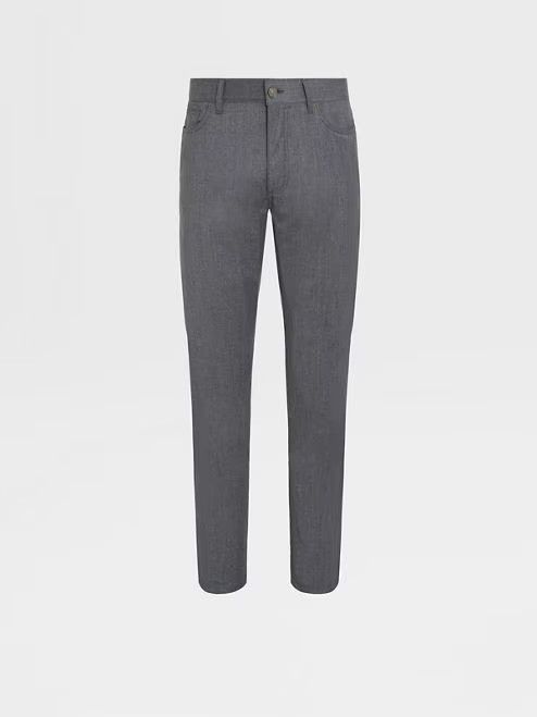 Ermenegildo Zegna o1s1rm0225 RUDP46A7 Pant in Dark Grey Size US 30 / EU 46 - 1 Thumbnail