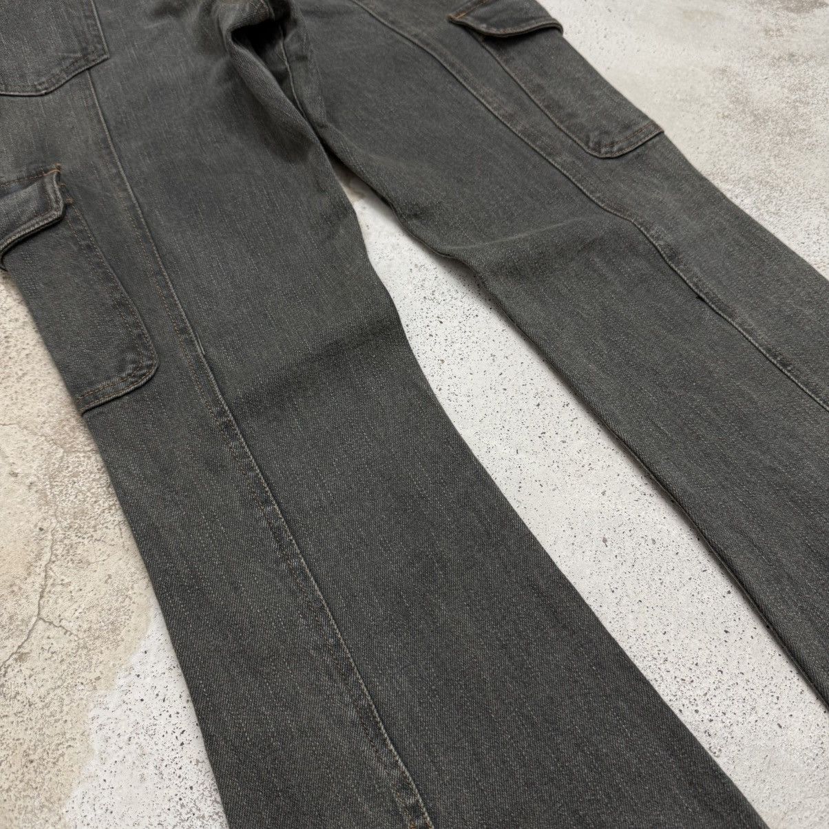 Japanese Brand Pendora Cargo Utility Flare Denim Pants Size 25" / US 0 / IT 36 - 10 Thumbnail