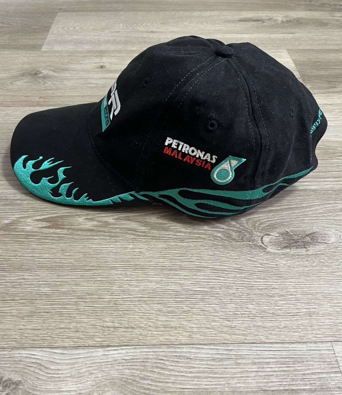Vintage Foggy Petronas Racing Team Hat Cap With Flame Pettern Size ONE SIZE - 2 Thumbnail