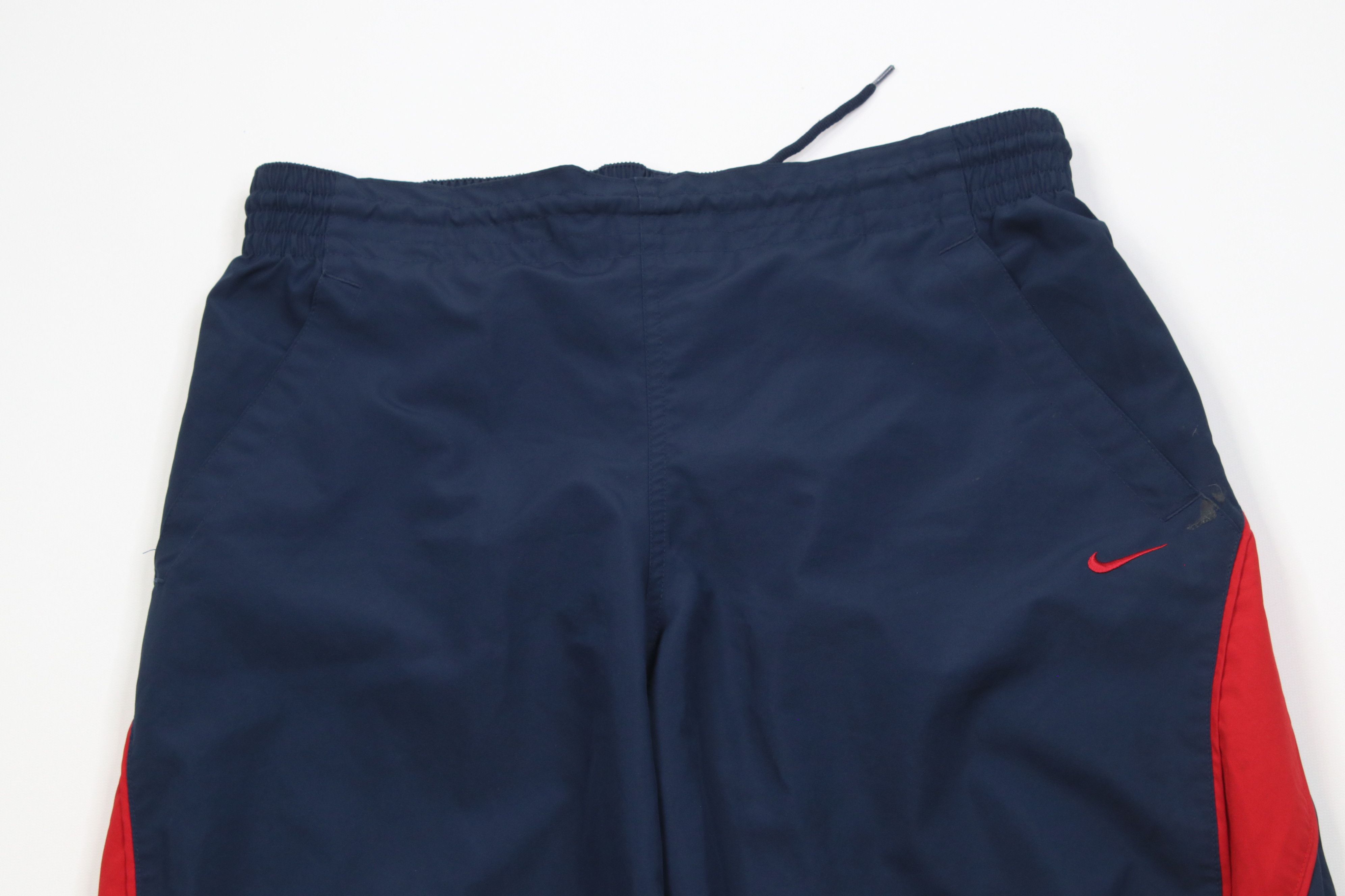 Nike Vintage Y2K Nike Swoosh Lined Wide Leg Windbreaker Pants Size US 34 / EU 50 - 2 Thumbnail
