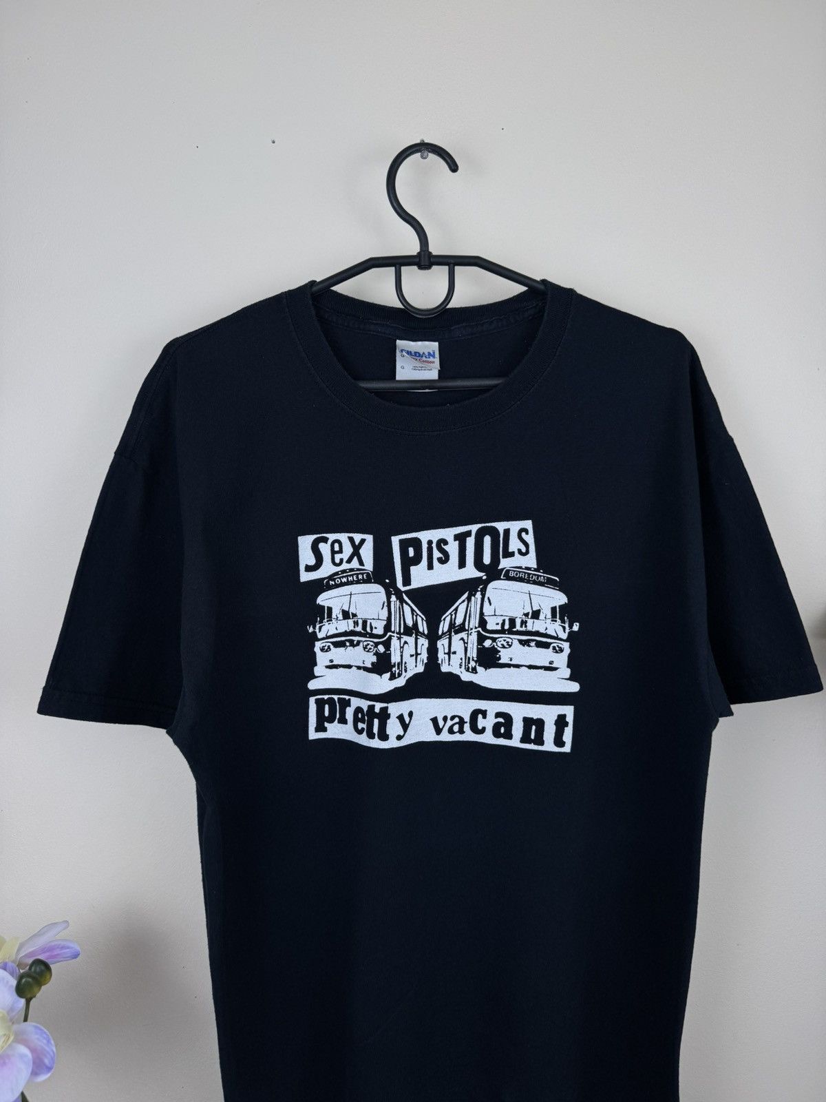 Other Vintage Sex Pistols Pretty Vacant T shirt Black Rock Band L Size US L / EU 52-54 / 3 - 8 Thumbnail