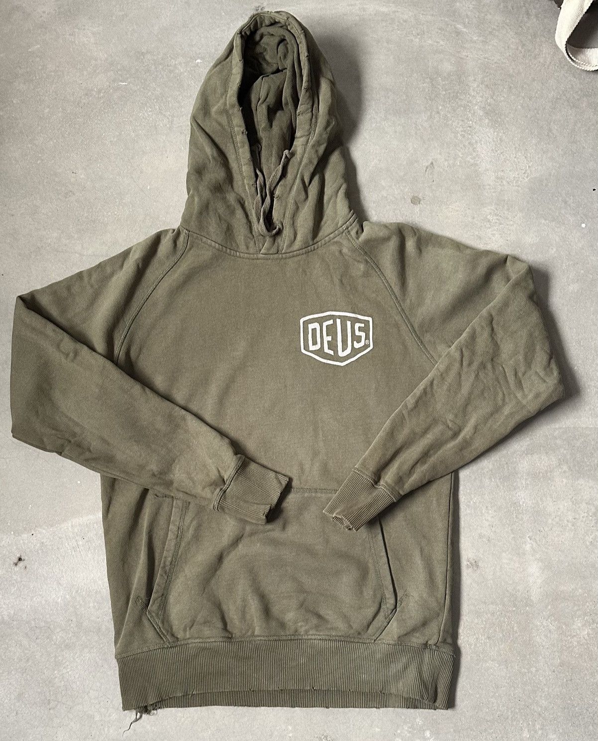 VINTAGE DEUS EX MACHINA DISTRESSED HOODIE