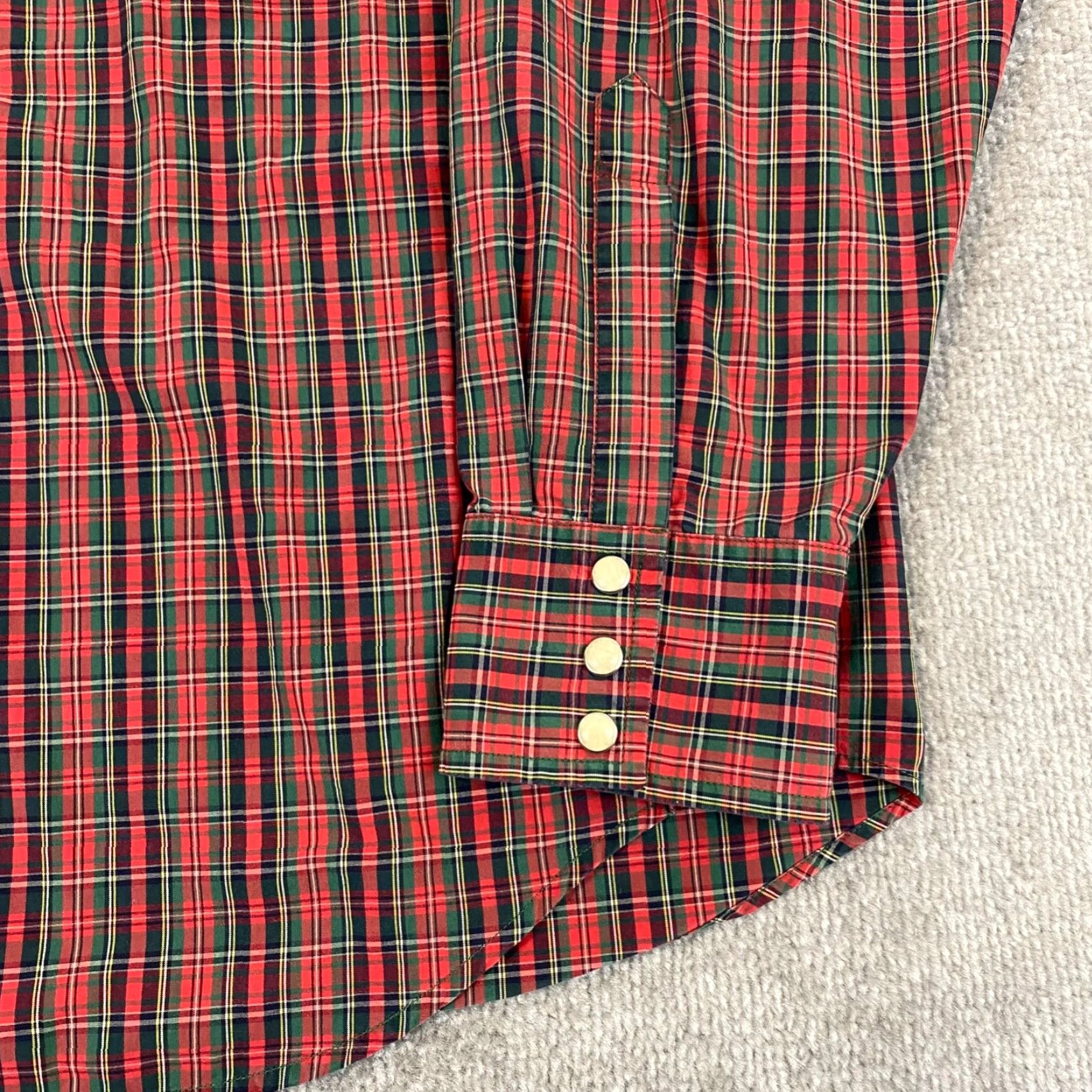 Lucky Brand Lucky Brand Shirt Mens 2XL Multicolor Plaid Tartan Western Sportswear Pearl Snap Button-Up Mens Size US XXL / EU 58 / 5 - 4 Thumbnail