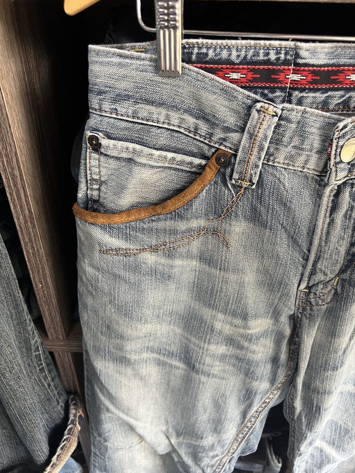 Edwin 🔥Edwin Exclusive Vintage XV Distressed Denim Size US 33 - 5 Thumbnail