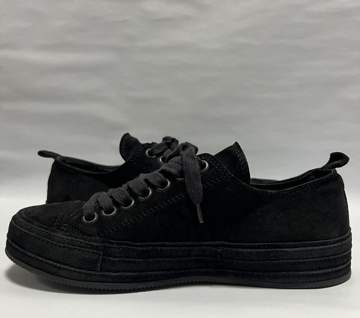 Ann Demeulemeester Ann Demeulemeester - Scamosciato Ingrassato Suede Sneakers Size US 6 / EU 39 - 9 Thumbnail
