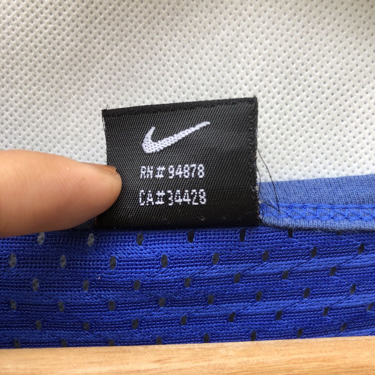 Rare! 90s Nike Swoosh Logo Back Hit Cotton/Mesh Tank