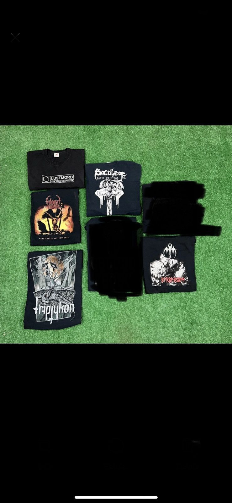 Band Tees × Rock Tees × Vintage 5 Black / Death Metal Band Tees | Grailed