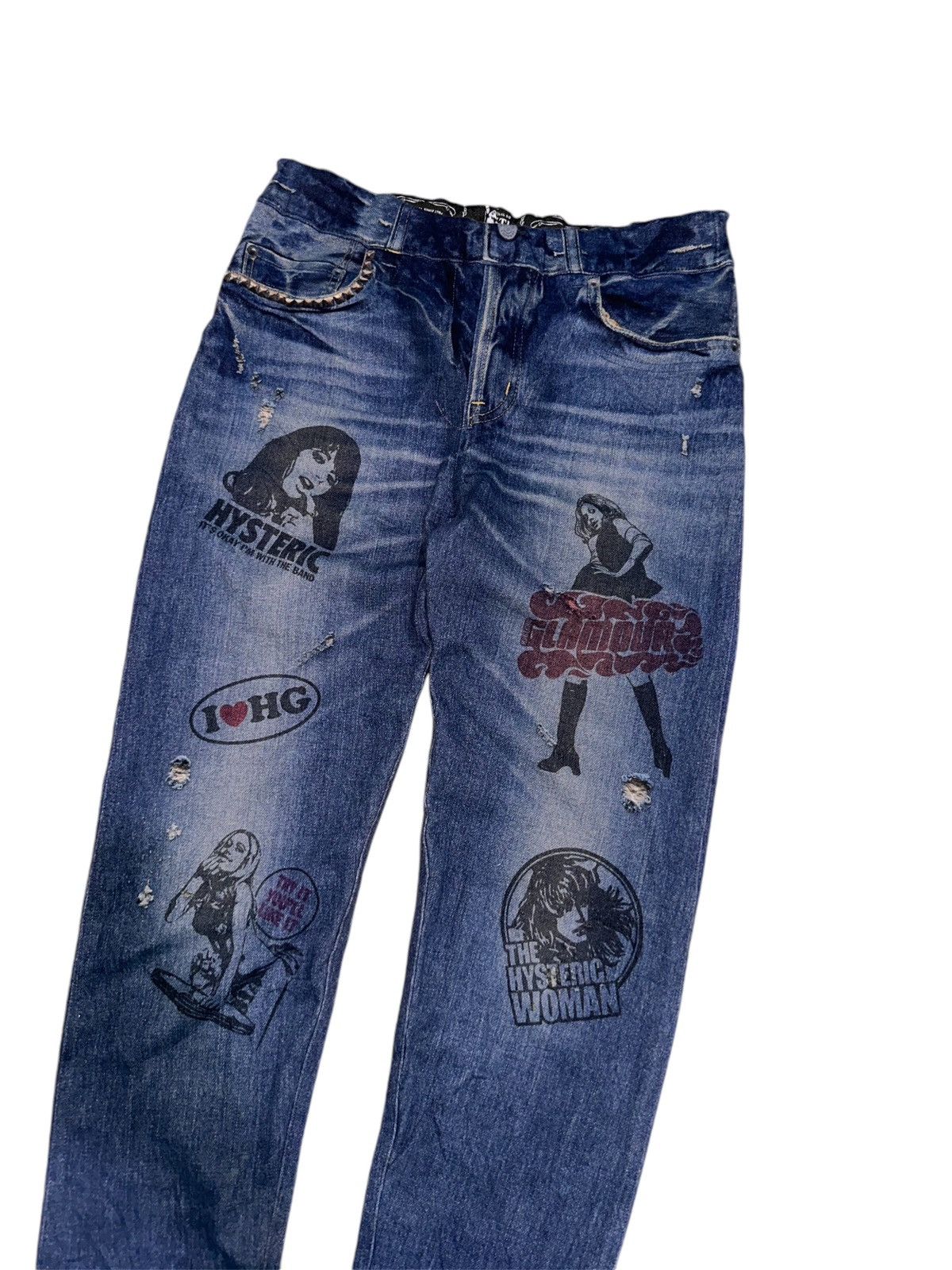 Hysteric Glamour × Japanese Brand Hysteric Glamour Reversible Full Printed Strechable Leggings Size 26" / US 2 / IT 38 - 7 Thumbnail