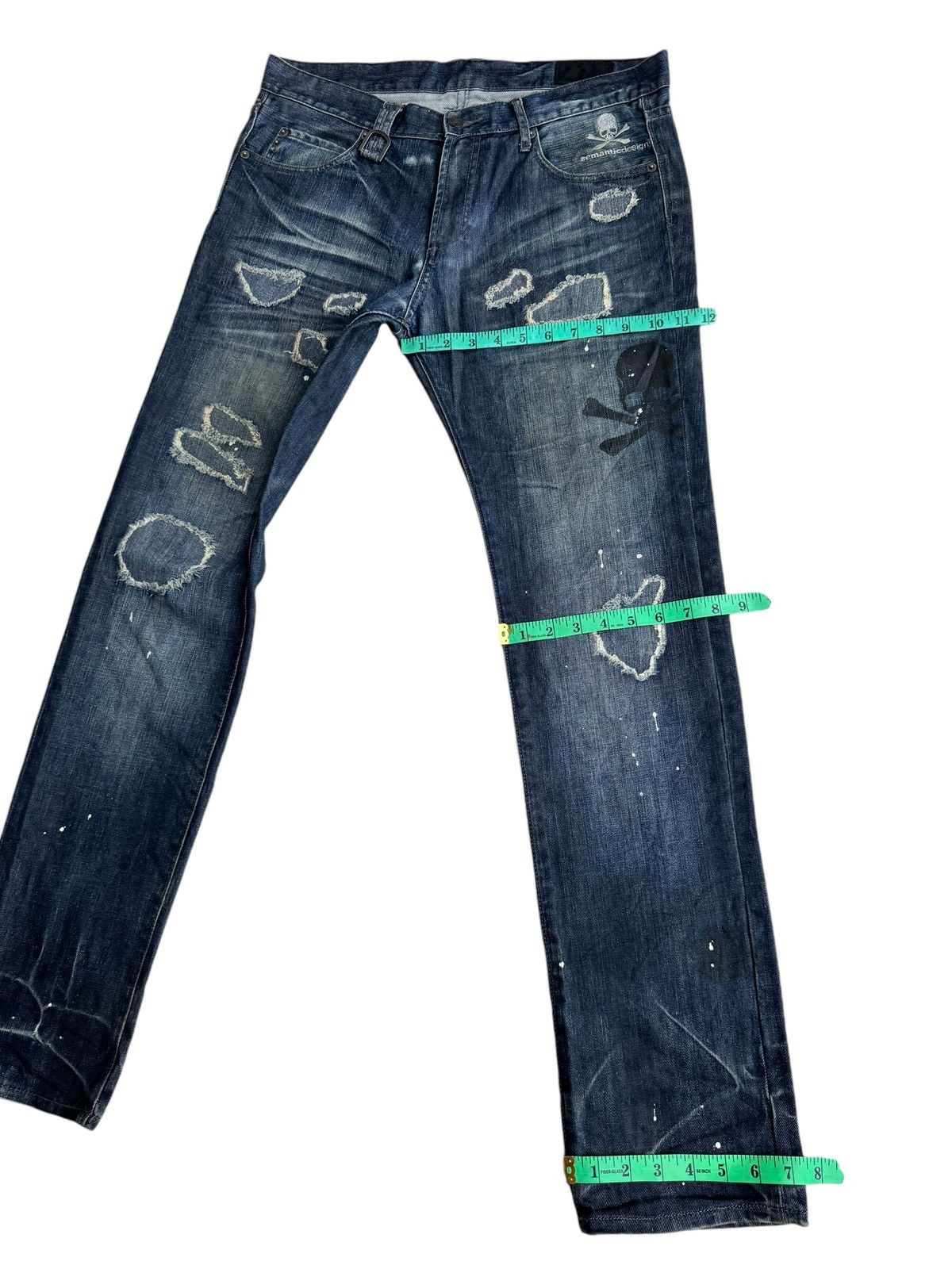 If Six Was Nine ⚡️⚡️Vintage Distressed Roen Mastermind Japanes Brand Size US 34 / EU 50 - 18 Thumbnail