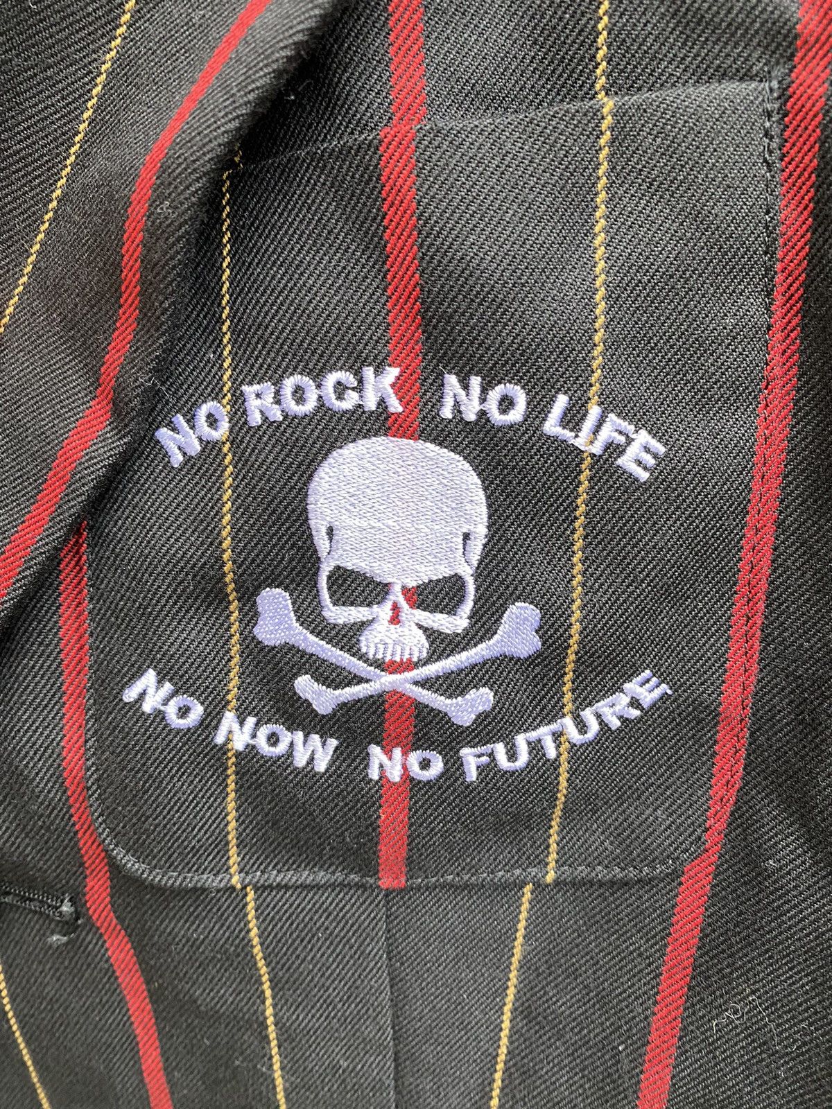 No Future 2000s No Future Punk Rayon Stripe Jacket Affa Superlovers Size US M / EU 48-50 / 2 - 6 Thumbnail