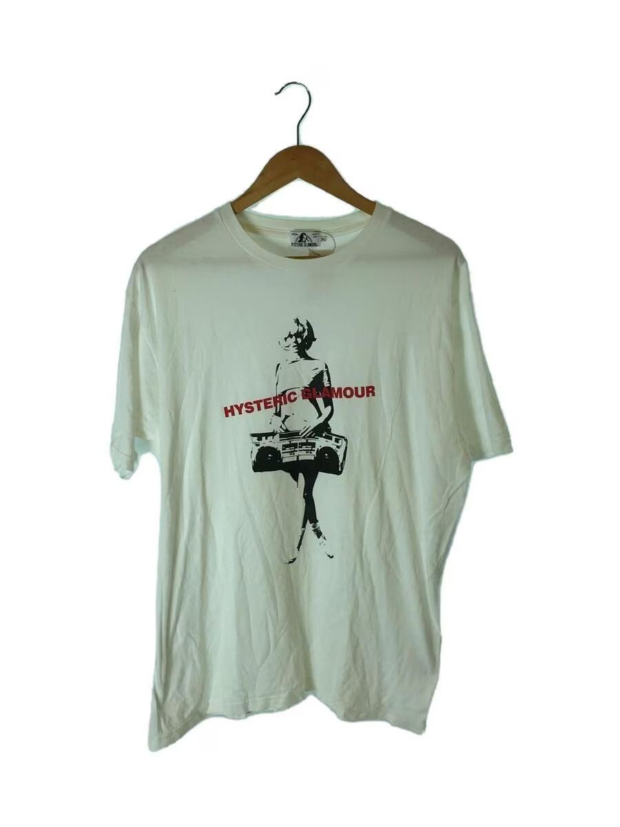 image of Hysteric Glamour Hysteric Woman Stereo Tee in White, Men's (Size XL)