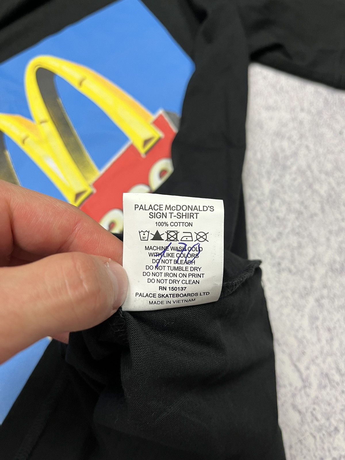 Palace Palace x McDonald’s Sign T-Shirt - Black Limited Graphic Tee Size US S / EU 44-46 / 1 - 8 Thumbnail