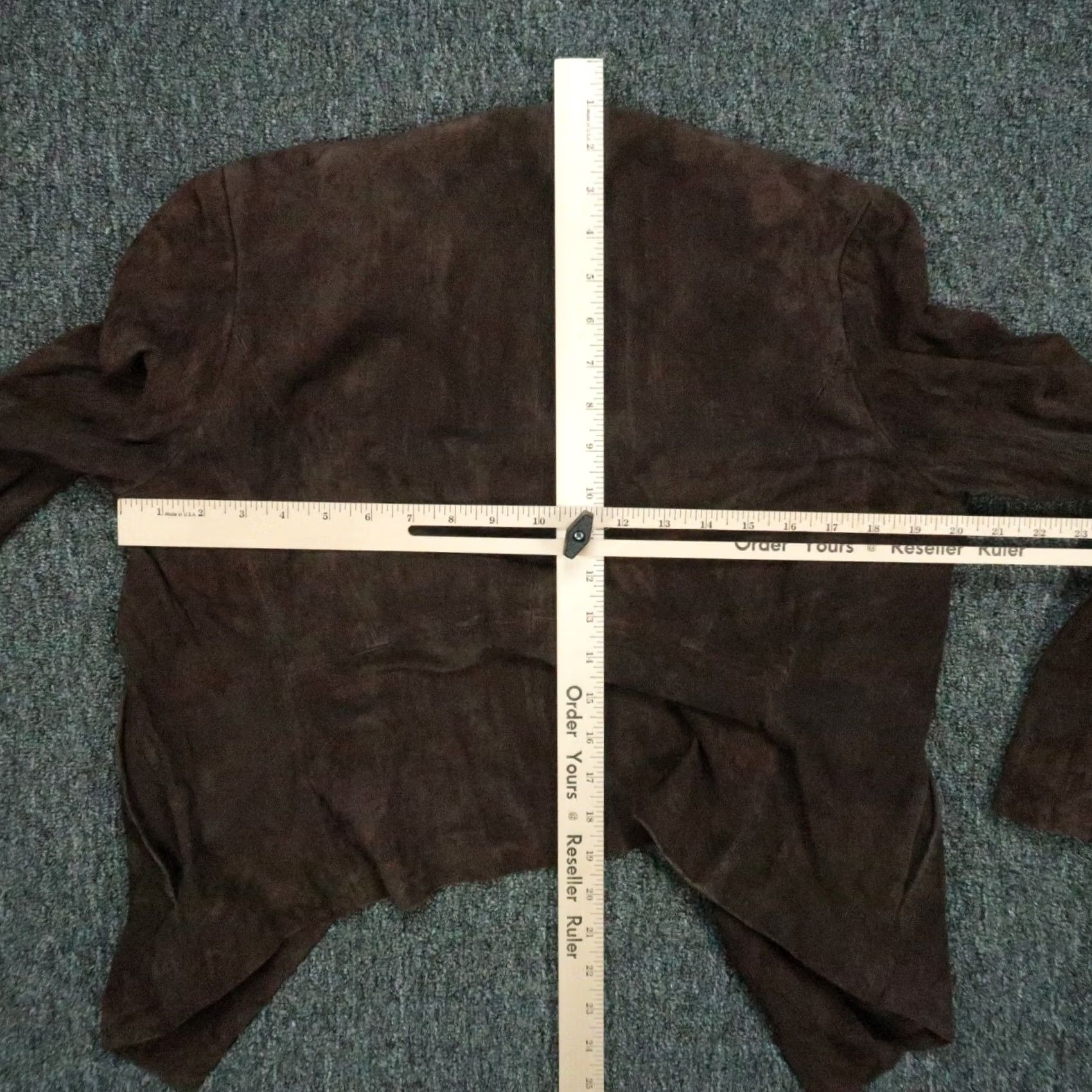 Theory Theory Jacket Womens Medium Brown Lamb Leather Lined Open Front Pockets Size M / US 6-8 / IT 42-44 - 7 Thumbnail
