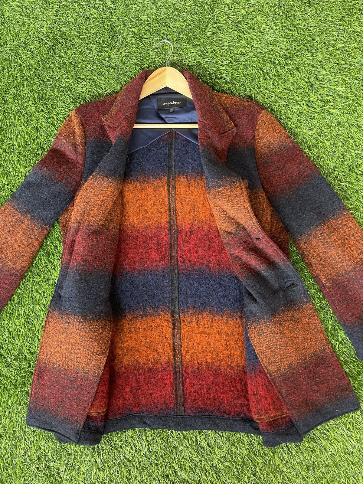 Vintage Last Drop🔥Rare🔥Vintage Angeebros Wool Blazer Navajo Design Size US L / EU 52-54 / 3 - 12 Thumbnail