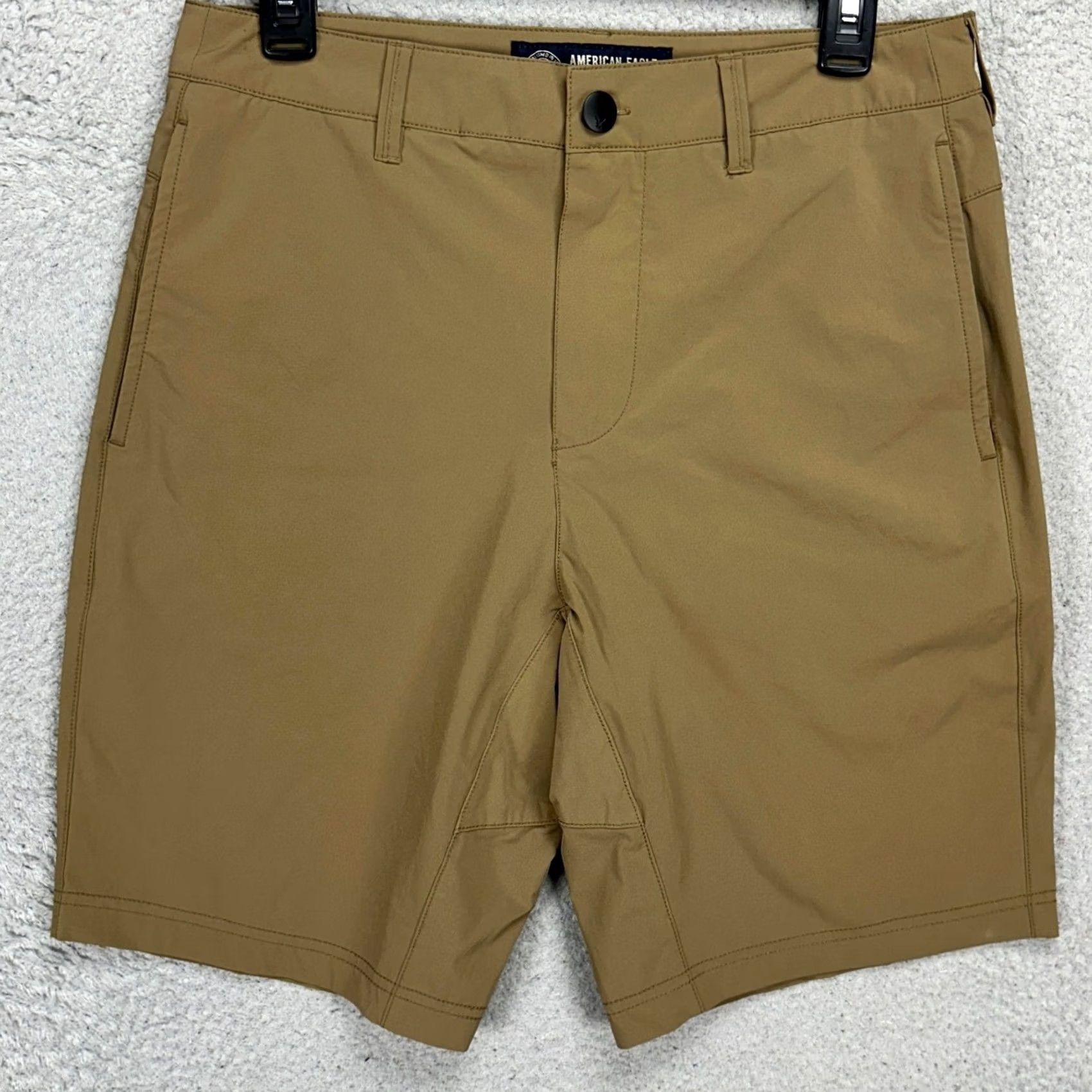 Vintage American Eagle Mens Active Flex Hiking Shorts 30 Brown Size US 30 / EU 46 - 2 Thumbnail