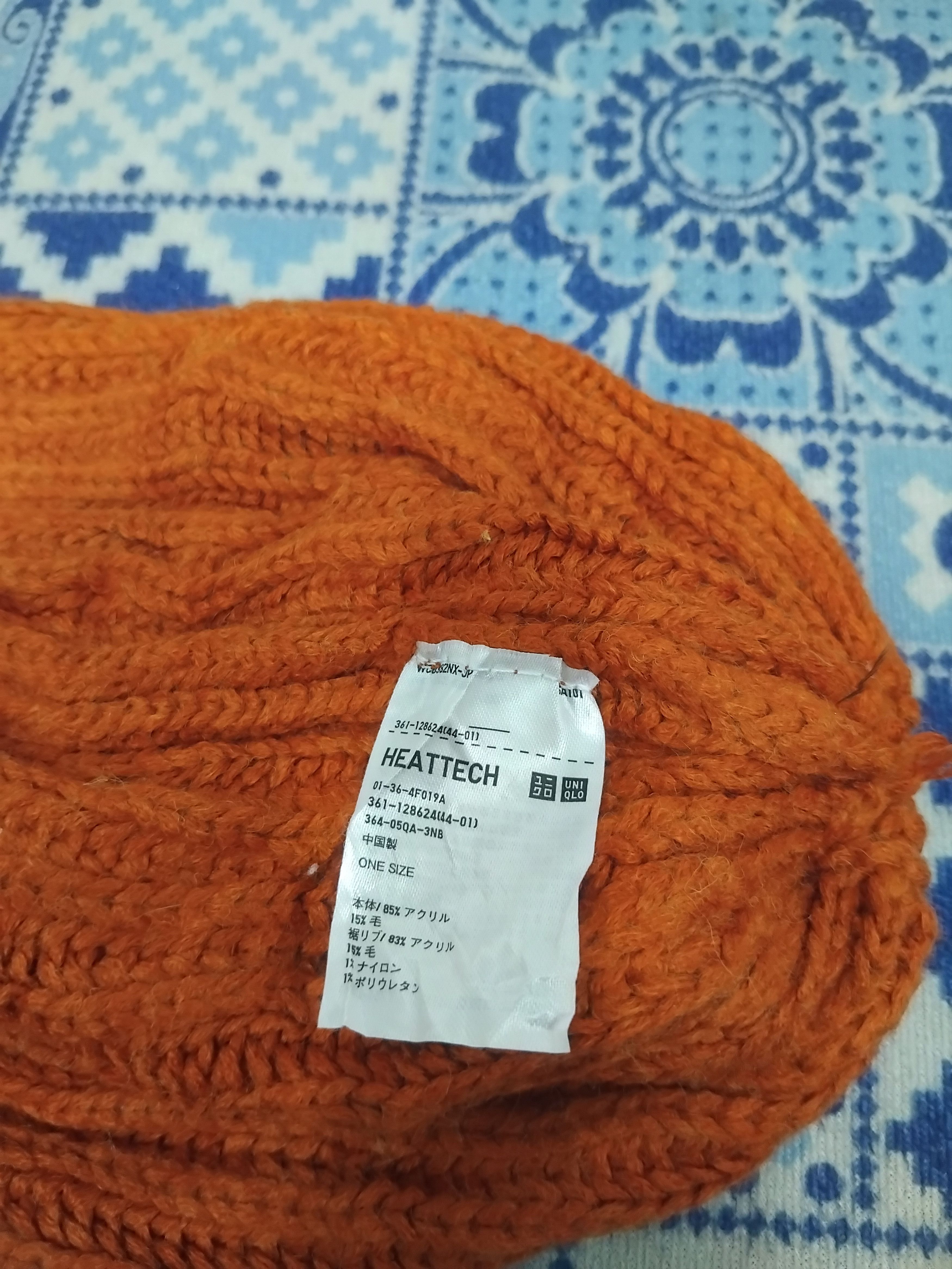 Japanese Brand 💥Uniqlo orange beanie Size ONE SIZE - 2 Thumbnail