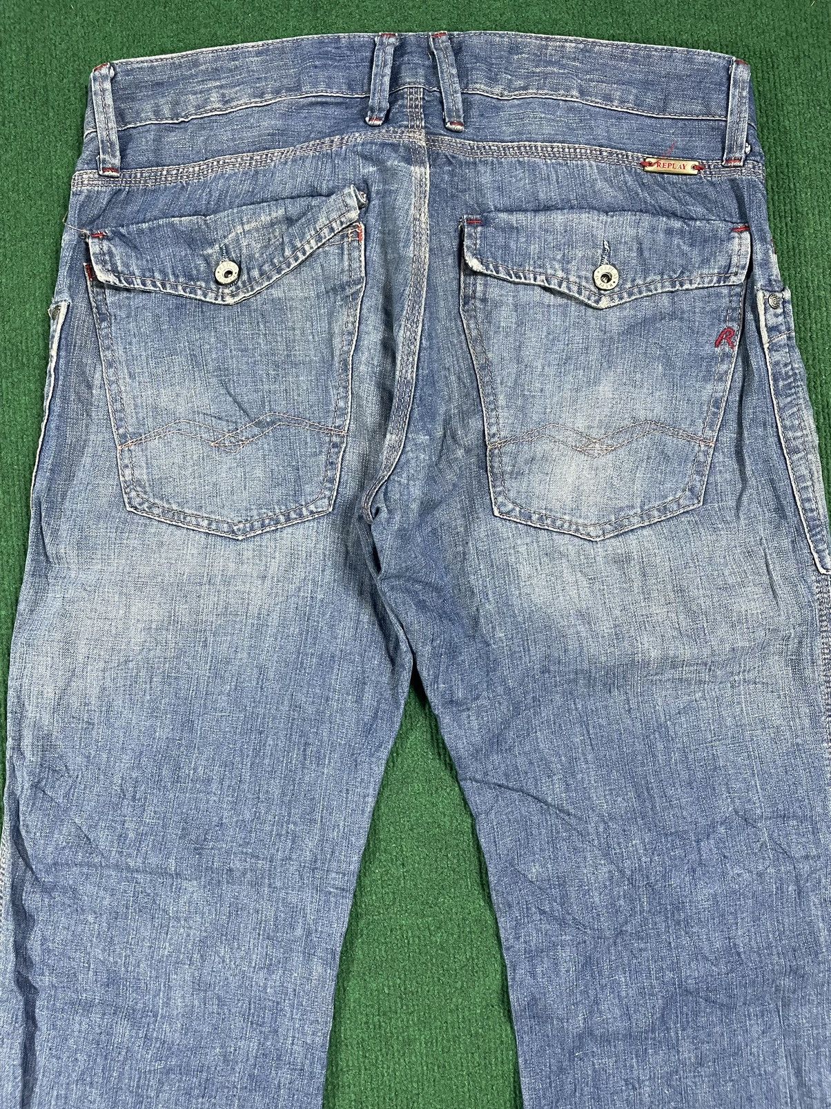 Replay Vintage Replay Wide Leg Jeans Size US 34 / EU 50 - 6 Thumbnail