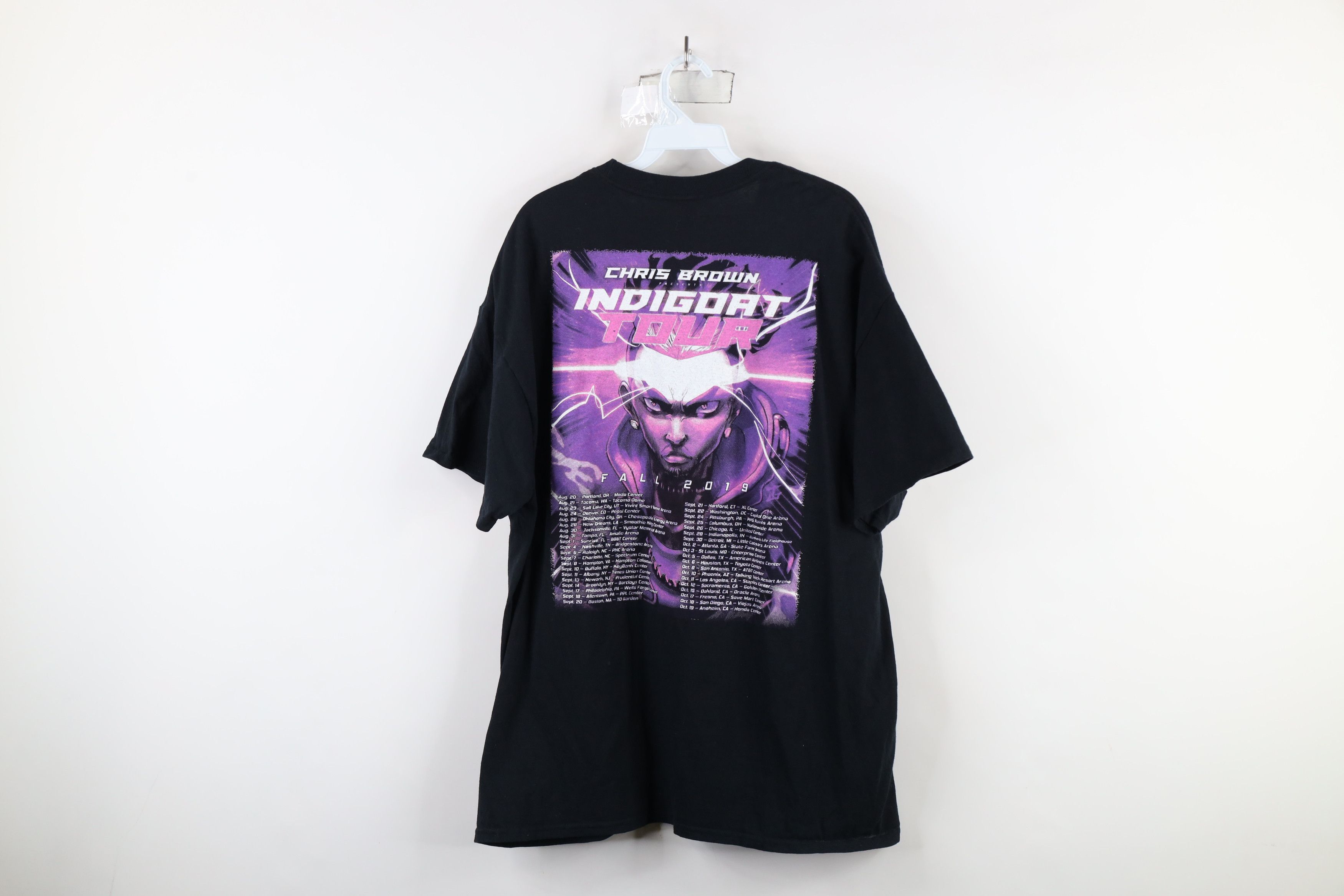 Vintage Indigoat Tour Chris Brown Band Hip Hop Rap T-Shirt Size US XL / EU 56 / 4 - 12 Thumbnail