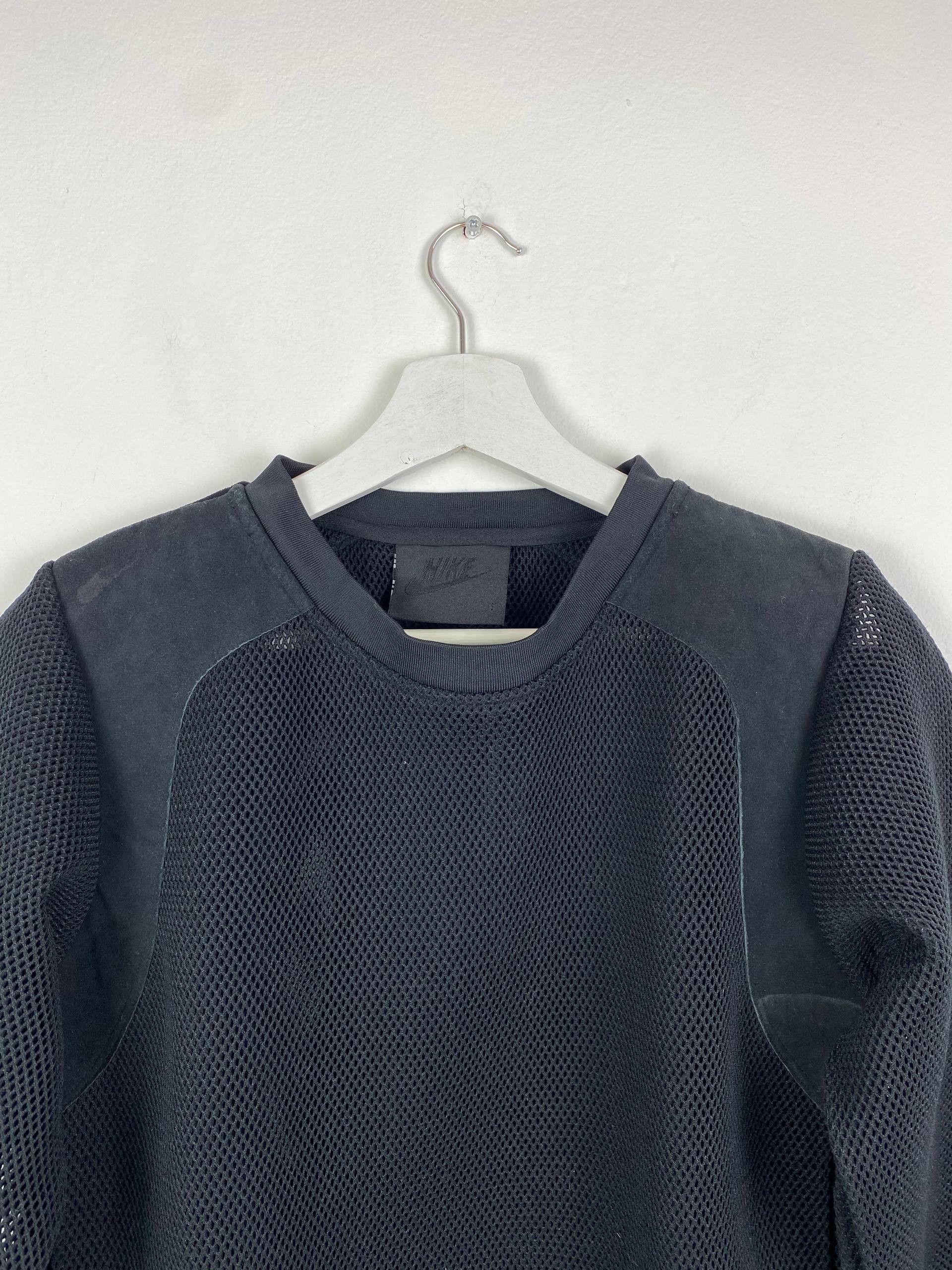 Nike Archive Nike NSW Tech Mesh Crewneck Sweatshirt Black Lab Size US S / EU 44-46 / 1 - 2 Thumbnail