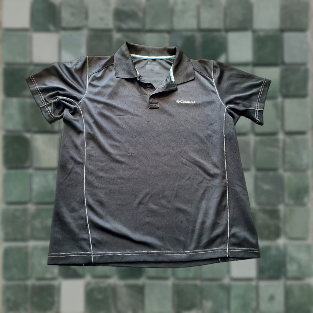 Vintage Columbia Mens Large L Black short sleeve shirt Size US L / EU 52-54 / 3 - 1 Thumbnail
