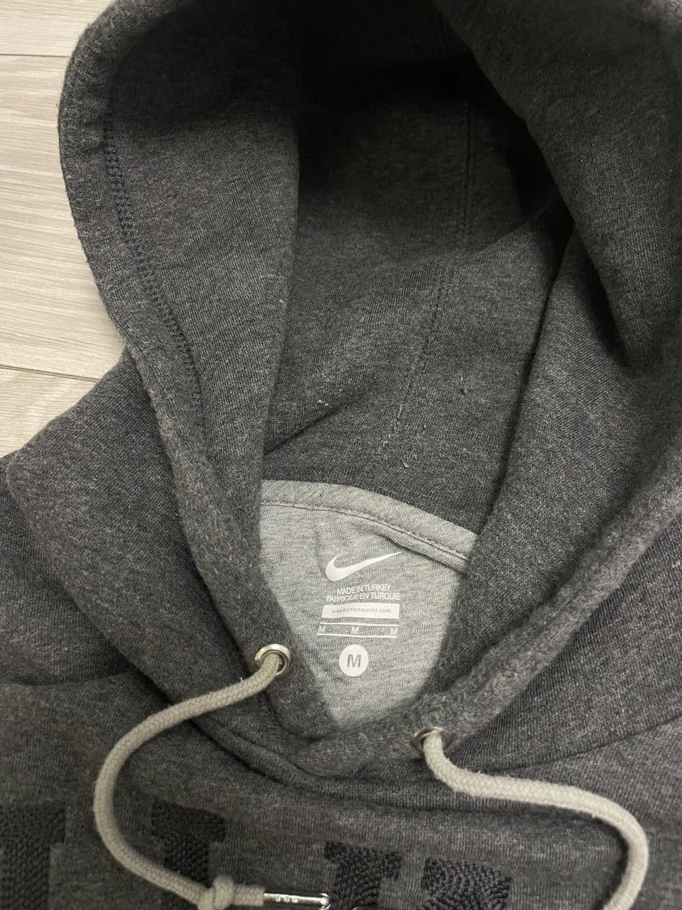 Japanese Brand × Nike × Vintage Vintage Nike Big Logo Baggy Hoodie Y2K Size US L / EU 52-54 / 3 - 3 Thumbnail