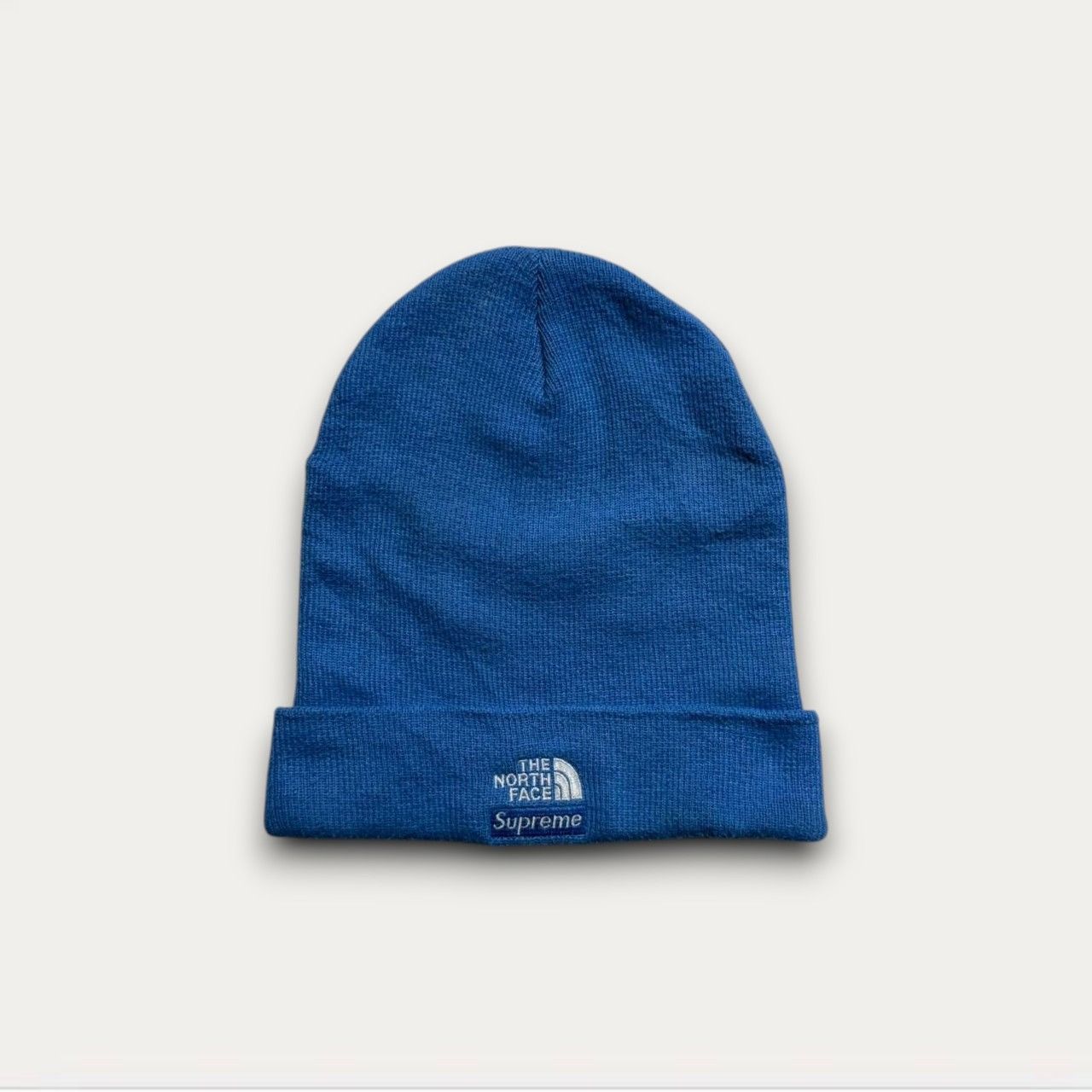 Supreme × The North Face Supreme x The North Face FW24 Blue Beanie Size ONE SIZE - 1 Thumbnail