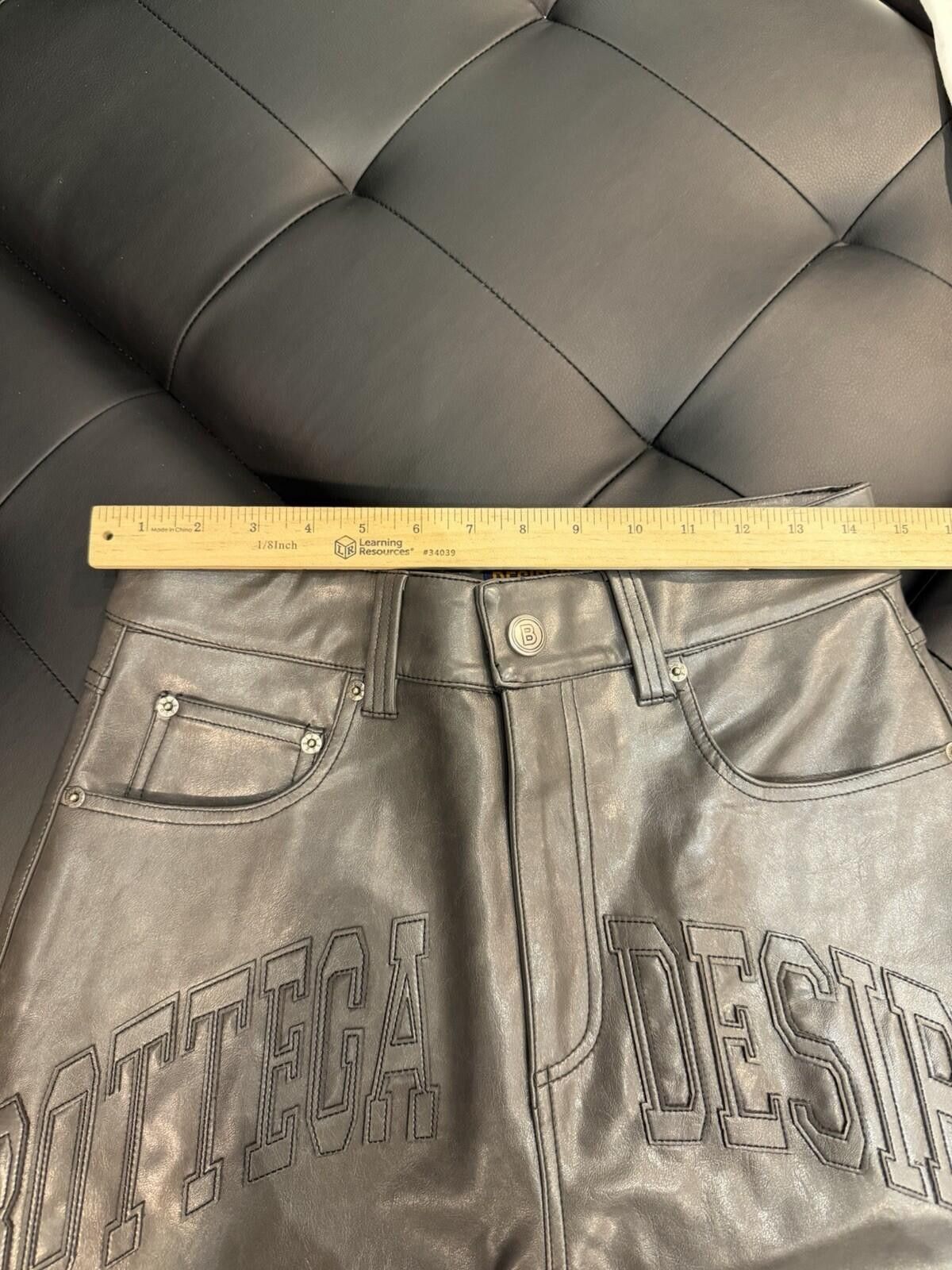 Bottega Desires Bottega Desires Grey Leather Shorts - Brand New Size 30 Size US 30 / EU 46 - 7 Thumbnail