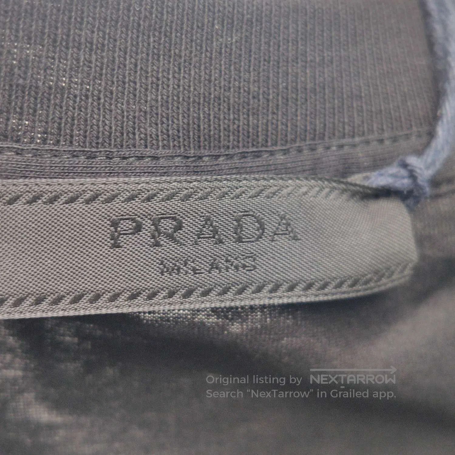 Prada Prada Cotton Black Crew Neck T. Size XL / US 12-14 / IT 48-50 - 3 Thumbnail