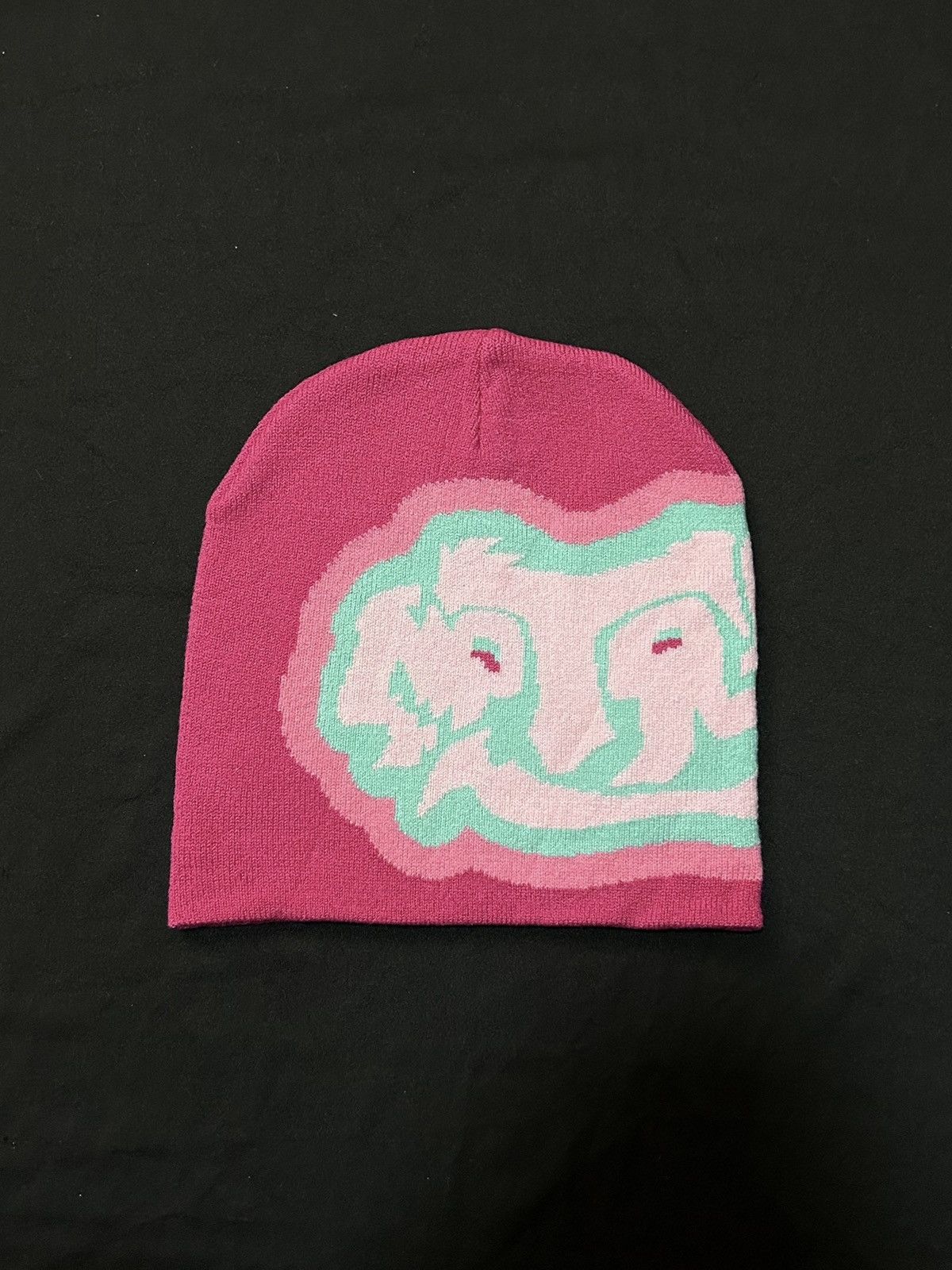 Japanese Brand Rare LWNT Cotton Candy No Cuff Knit Beanie Hats OS Size ONE SIZE - 1 Thumbnail