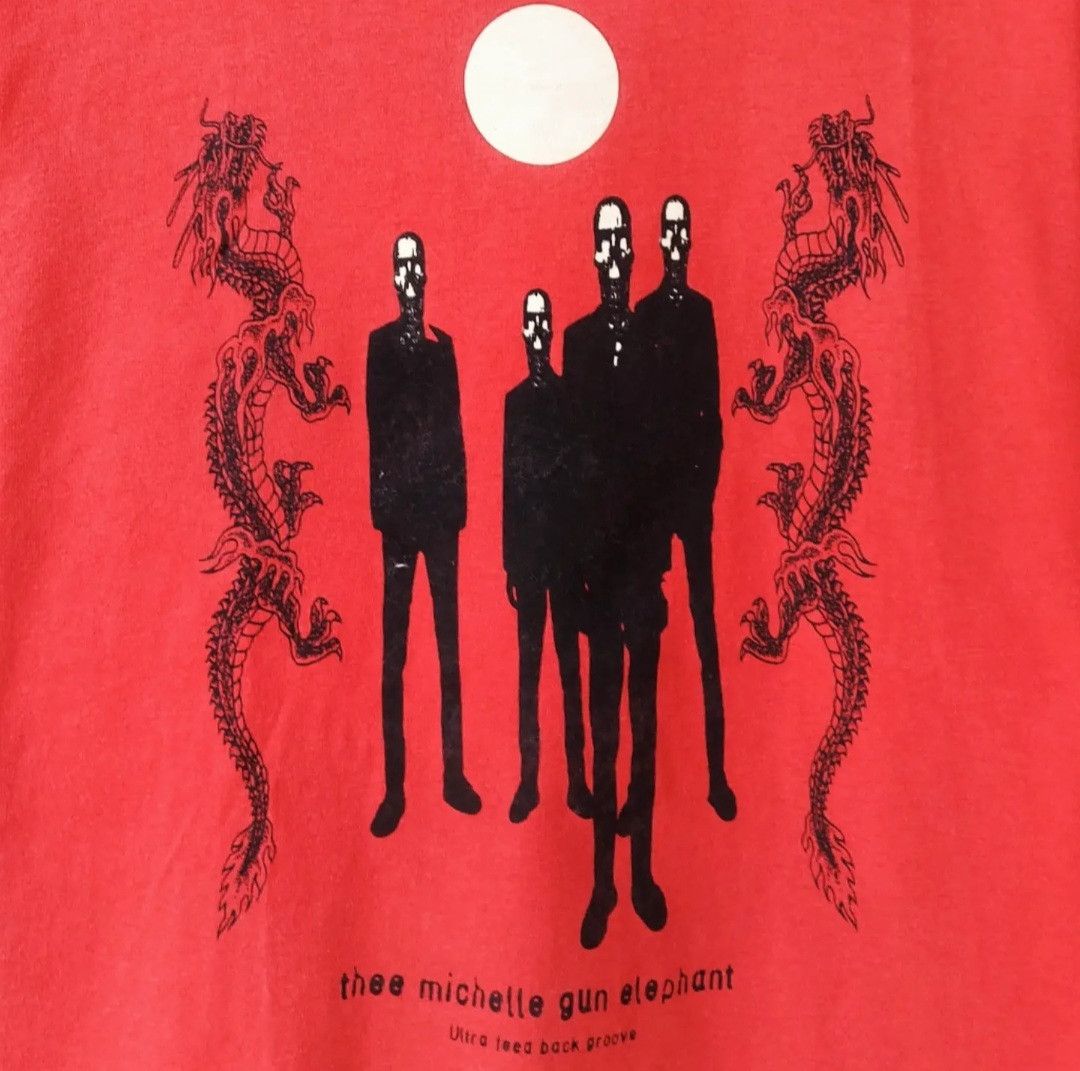 Band Tees Vtg 90s Japanese Rock Band Thee Michelle Gun Elephant Size US S / EU 44-46 / 1 - 3 Thumbnail
