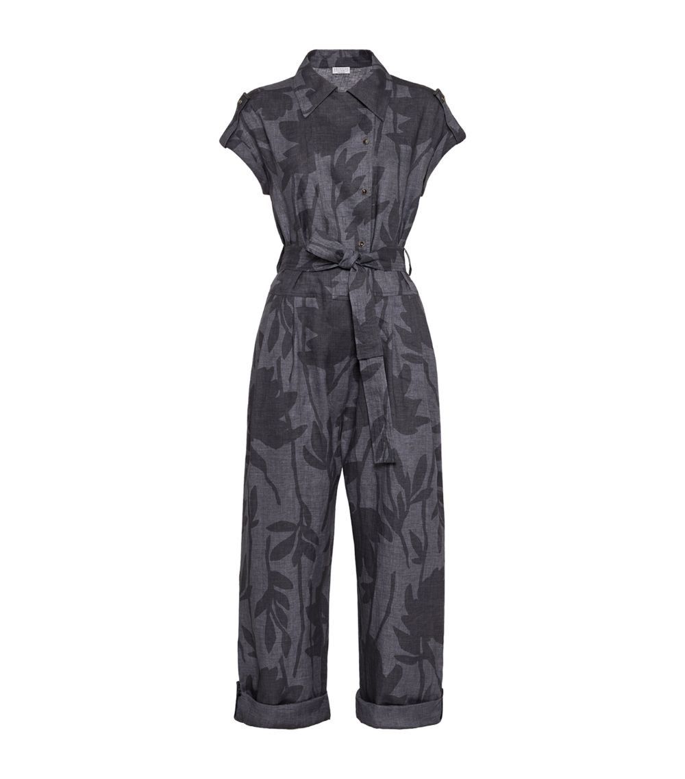 Brunello Cucinelli o1la1rc1a0425 Overall in Grey Size L / US 10 / IT 46 - 1 Thumbnail