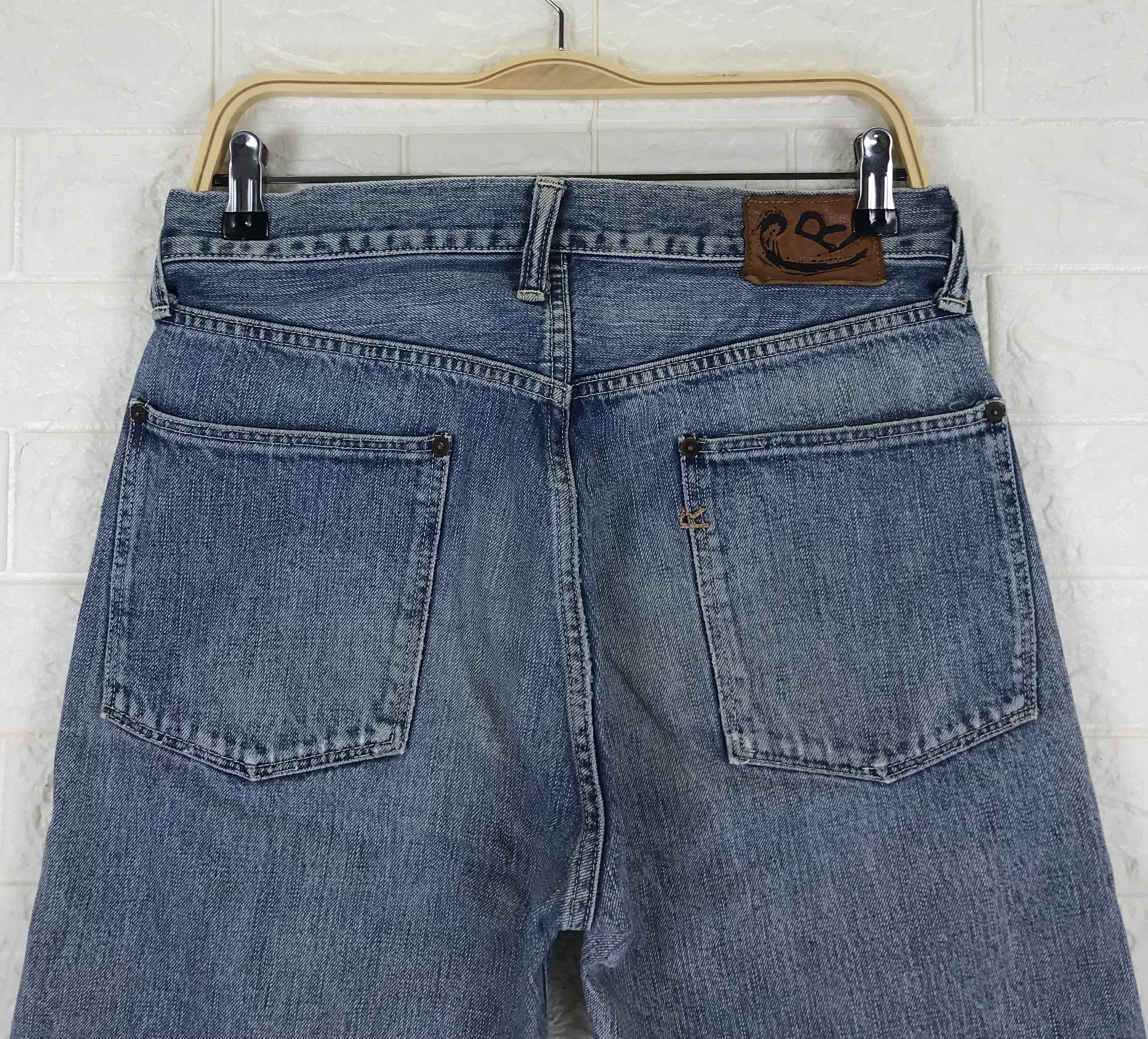 45rpm Vintage 45rpm by Kapital Kiro Hirata Blue Washed Jeans Size US 31 - 6 Thumbnail