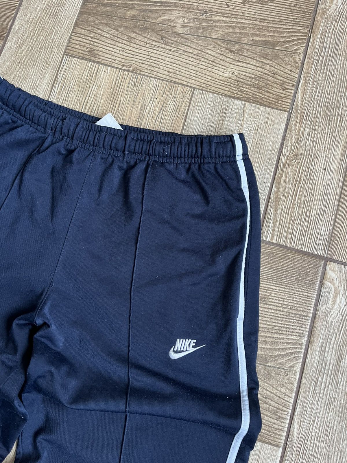 Nike 👟 Nike Vintage Style Navy Blue Track Pants Size US 32 / EU 48 - 5 Thumbnail