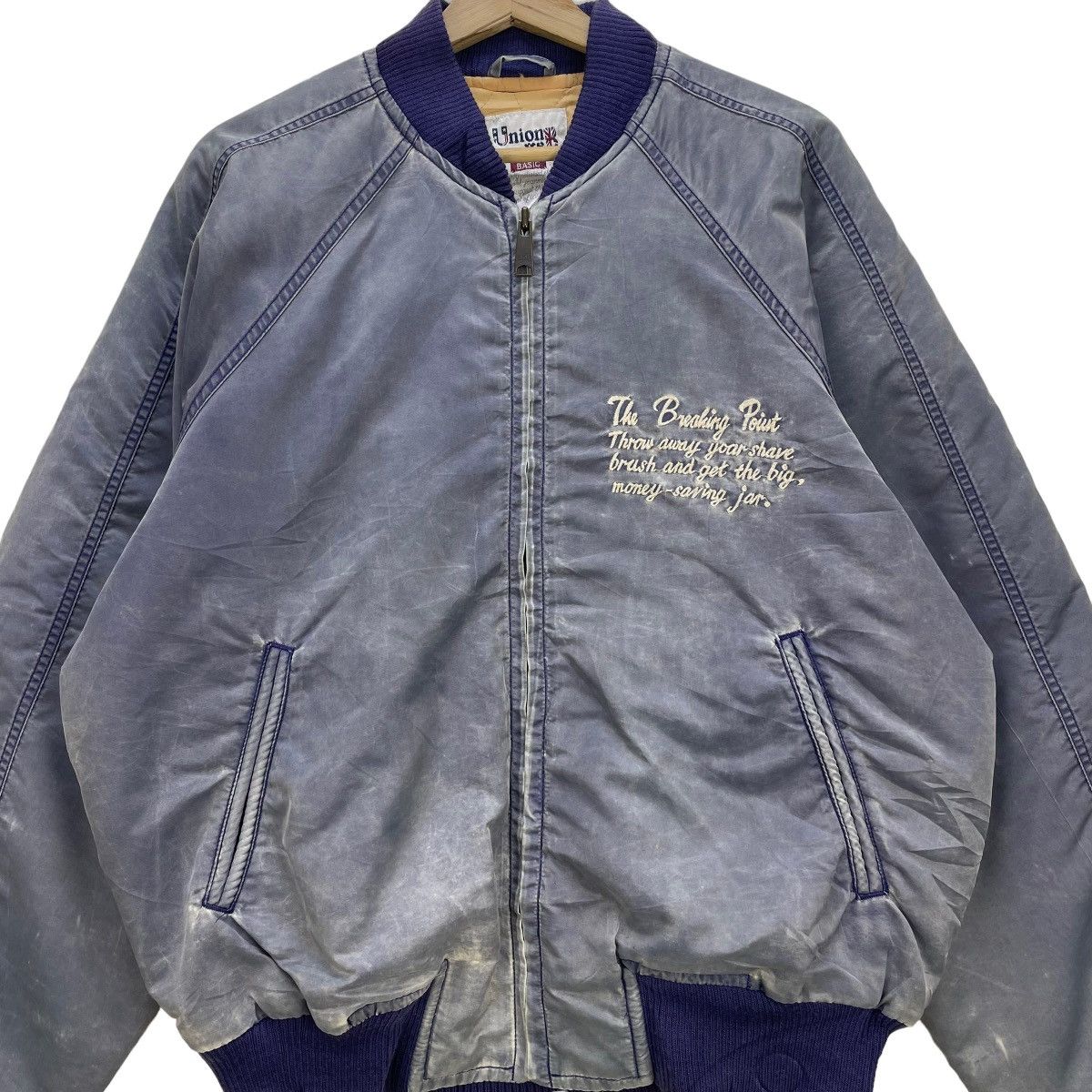 Japanese Brand 🔥Vintage Bomber Ma 1 MR.B Power USB Jacket Size US L / EU 52-54 / 3 - 5 Thumbnail