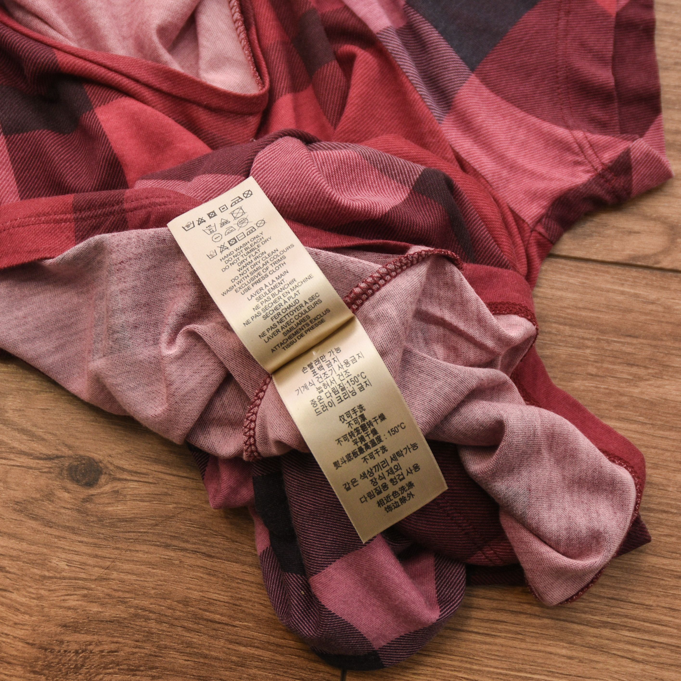 Burberry Burberry Brit Women's Plaid T-Shirt Red Nova Check Size M / US 6-8 / IT 42-44 - 12 Thumbnail