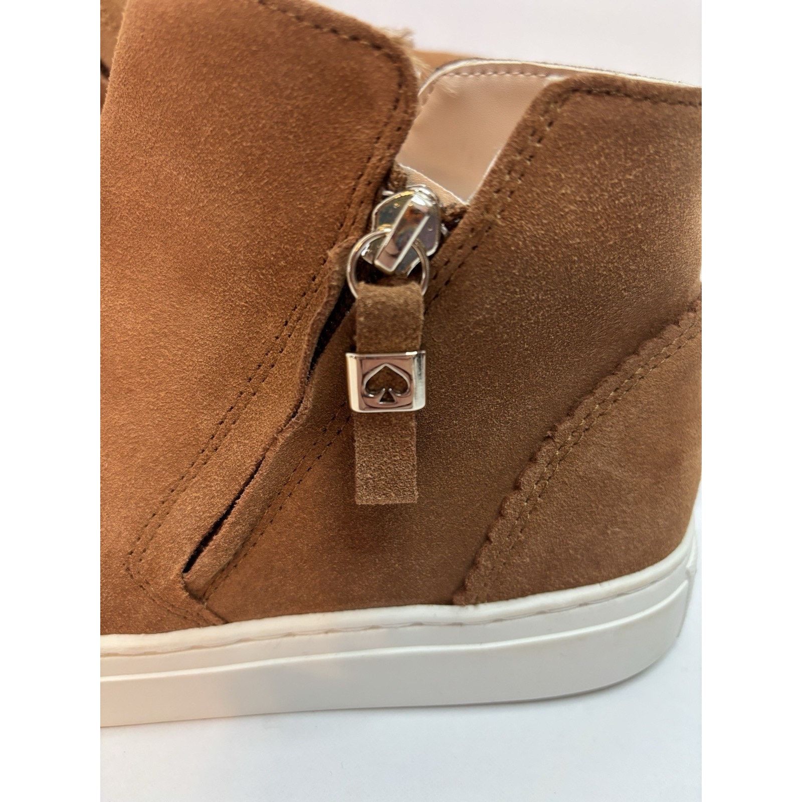 Kate Spade Kate Spade Harper Suede Sneakers Warm Brown Women’s 10B Size US 10 / IT 40 - 3 Thumbnail