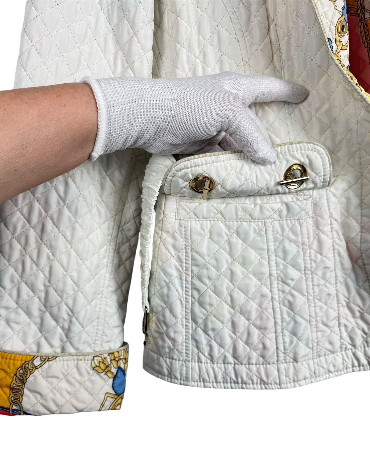 Other J.N.C. Italy Quilted Printed Jacket Reversible size S Size S / US 4 / IT 40 - 18 Thumbnail