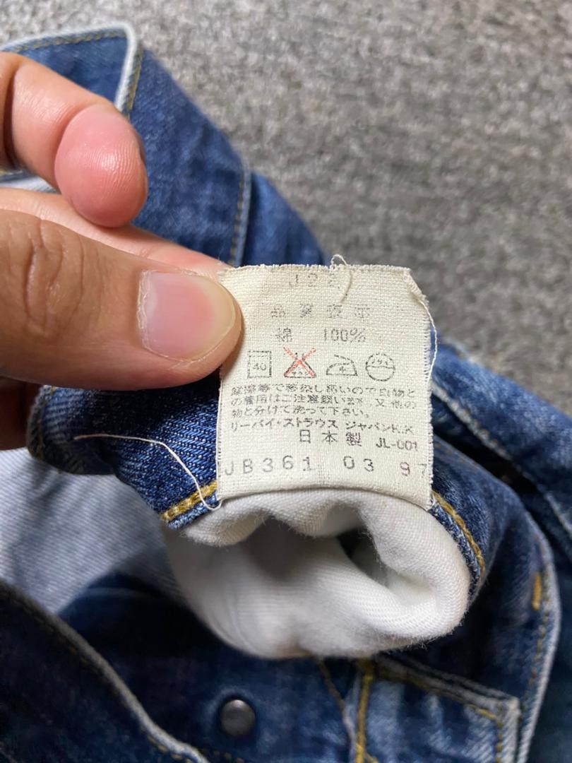Levi's 🔥 LEVIS Selvedge Distressed Denim Jeans 🔥 (135) Size US 34 / EU 50 - 6 Thumbnail
