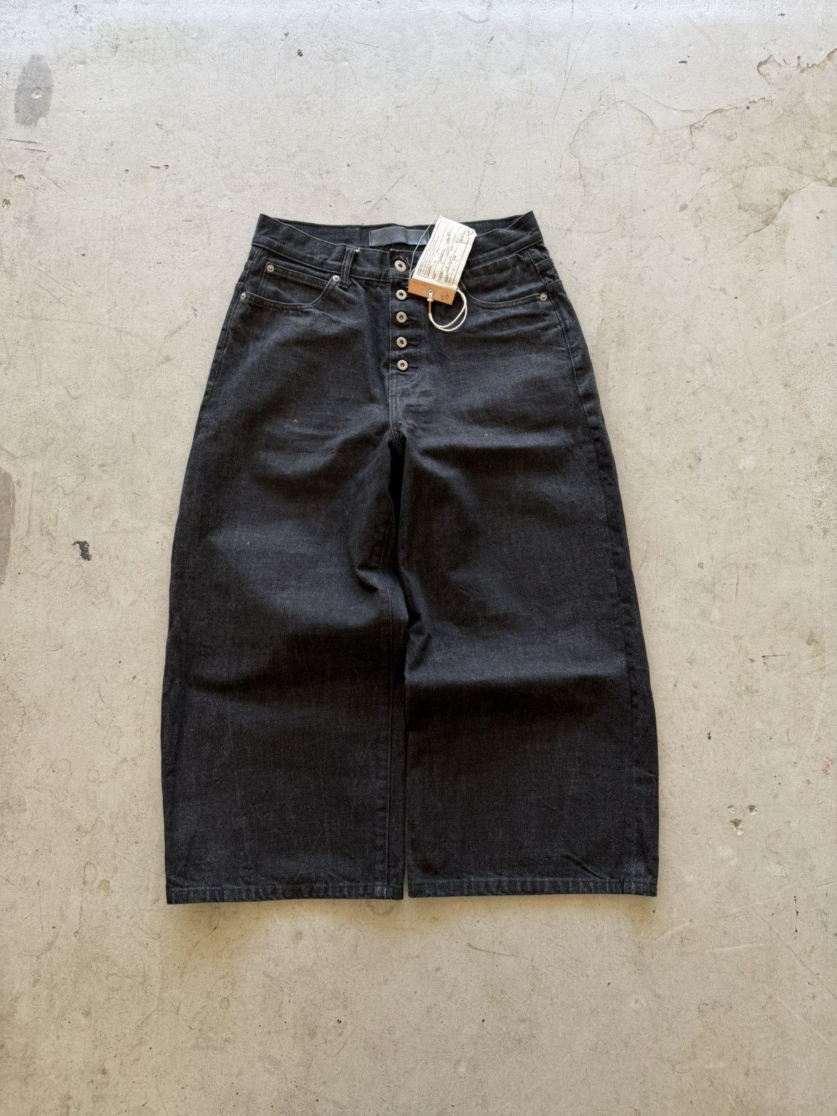 NO/FAITH STUDIOS Raw Denim Japanese Ultra Loose Fit / BLK No Faith 