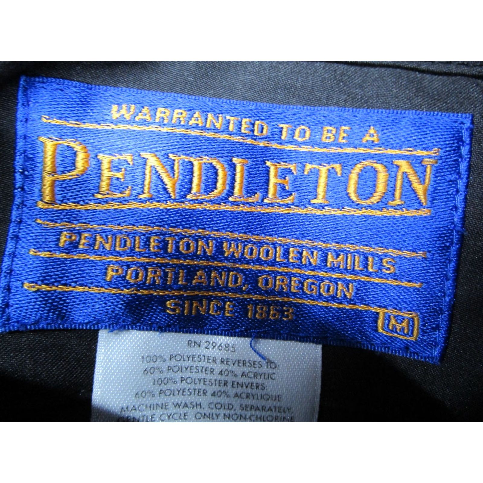 Pendleton Pendleton Vest Mens Medium Black Reversible Sherpa Fleece Outdoor Workwear Size US M / EU 48-50 / 2 - 4 Thumbnail