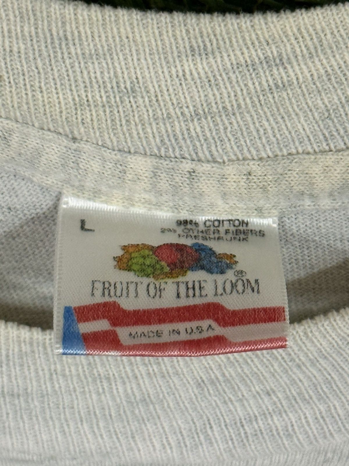 Fruit Of The Loom Vintage Grand Canyon Climbing Art Photo Tee FOL Grey Large Size US L / EU 52-54 / 3 - 4 Thumbnail