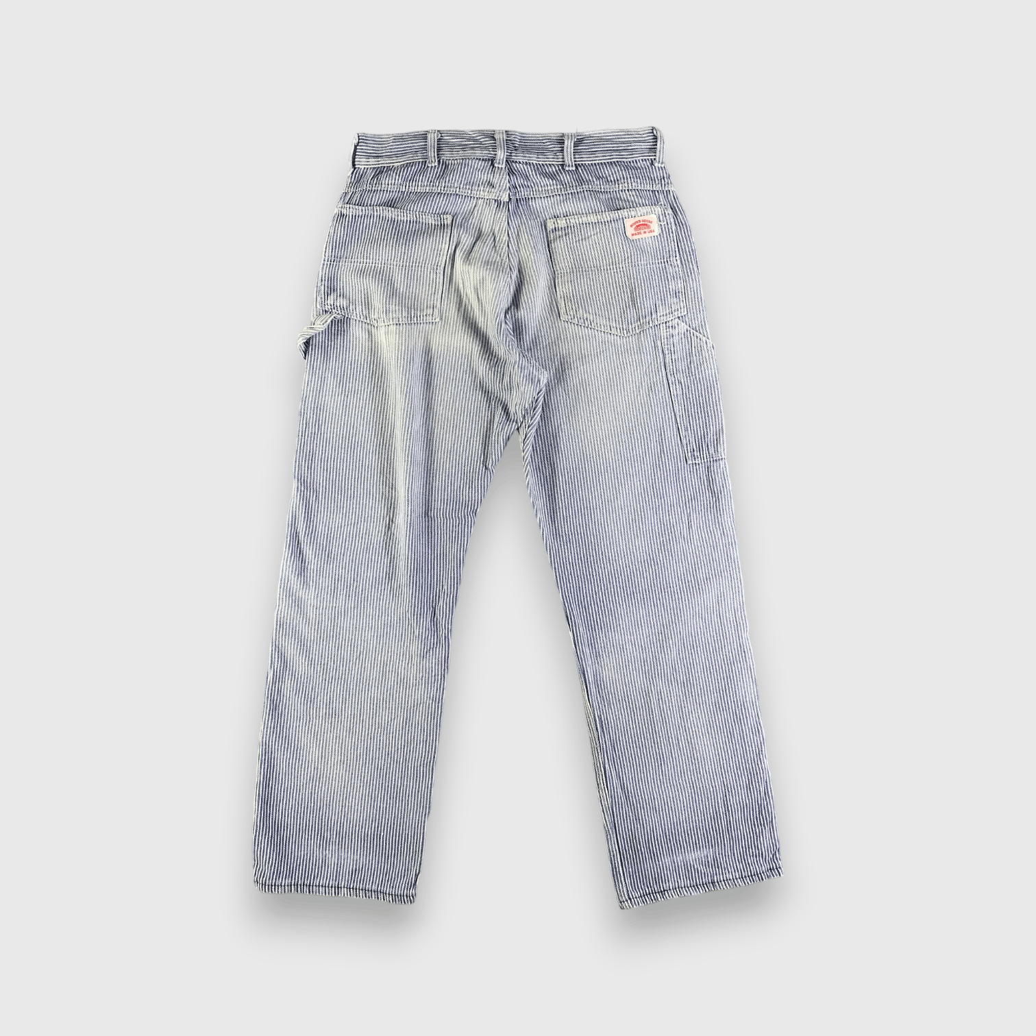 Japanese Brand Vintage Round House Hickory Jeans-J3871 Size US 33 - 2 Thumbnail