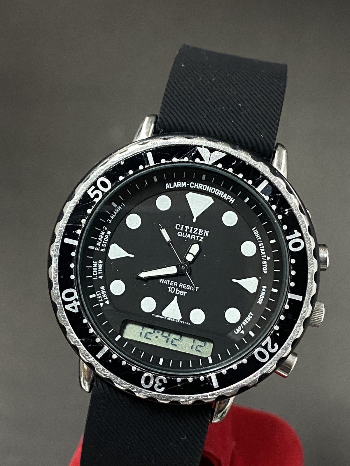 Citizen × Vintage Rare Vintage CITIZEN Diver Analog/Digital Quartz Men’s Watch Size ONE SIZE - 7 Thumbnail