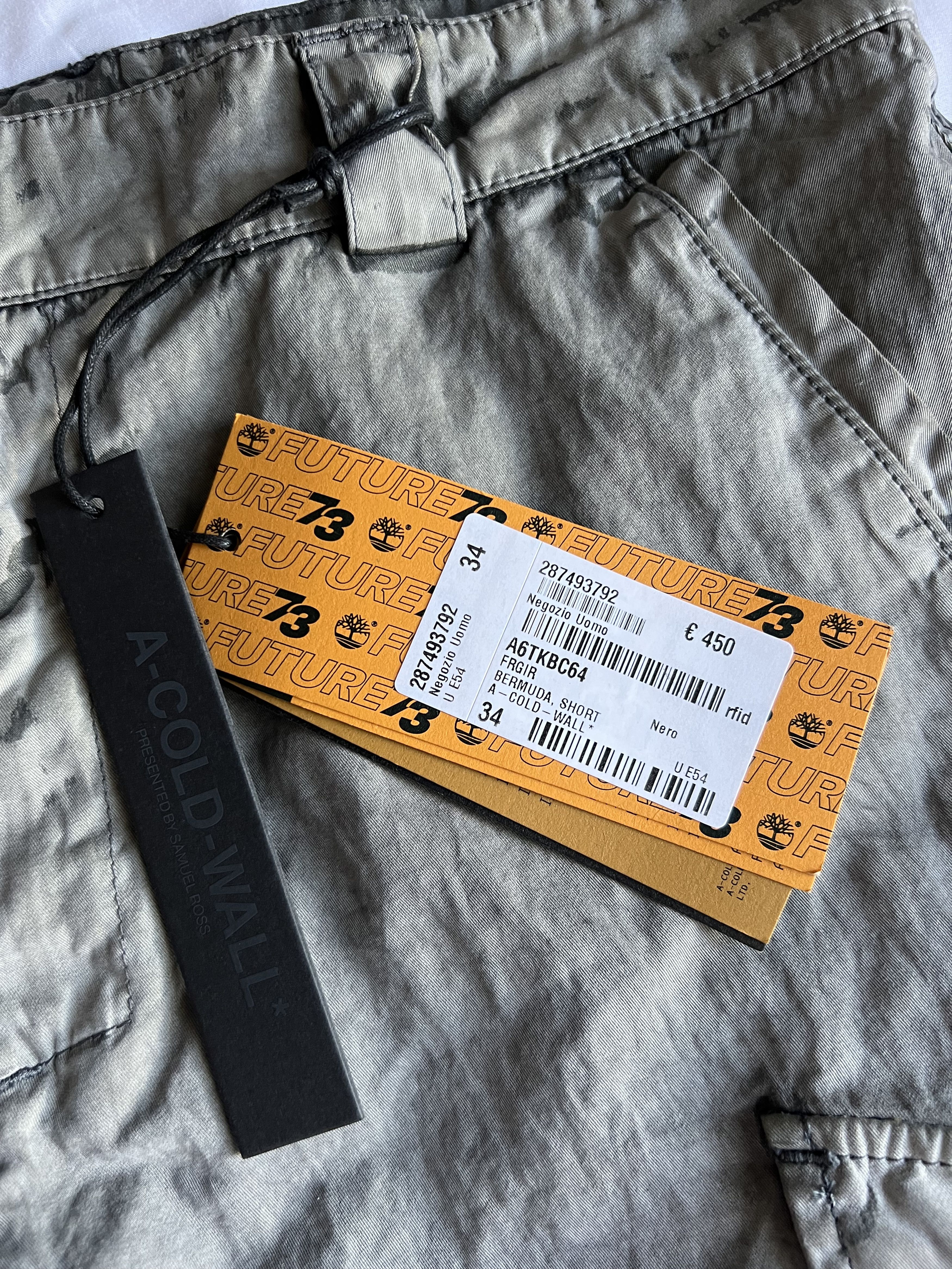 A-COLD-WALL* × Timberland Timberland A Cold Wall Cargo Shorts in Gray Size US 34 / EU 50 - 7 Thumbnail