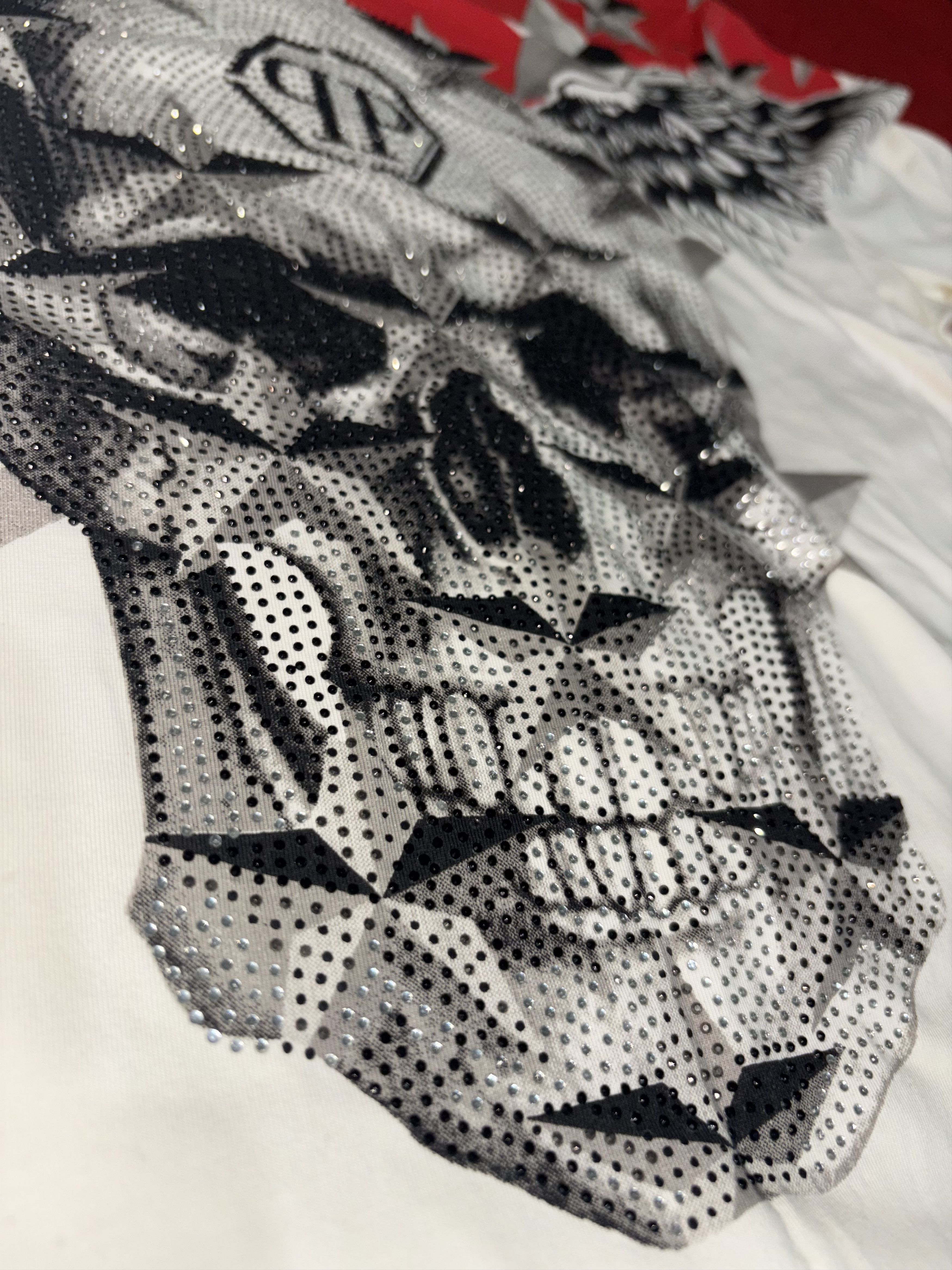 Philipp Plein Philipp Plein Skull & Wings Red Stars T-Shirt – Size M Size US M / EU 48-50 / 2 - 3 Thumbnail