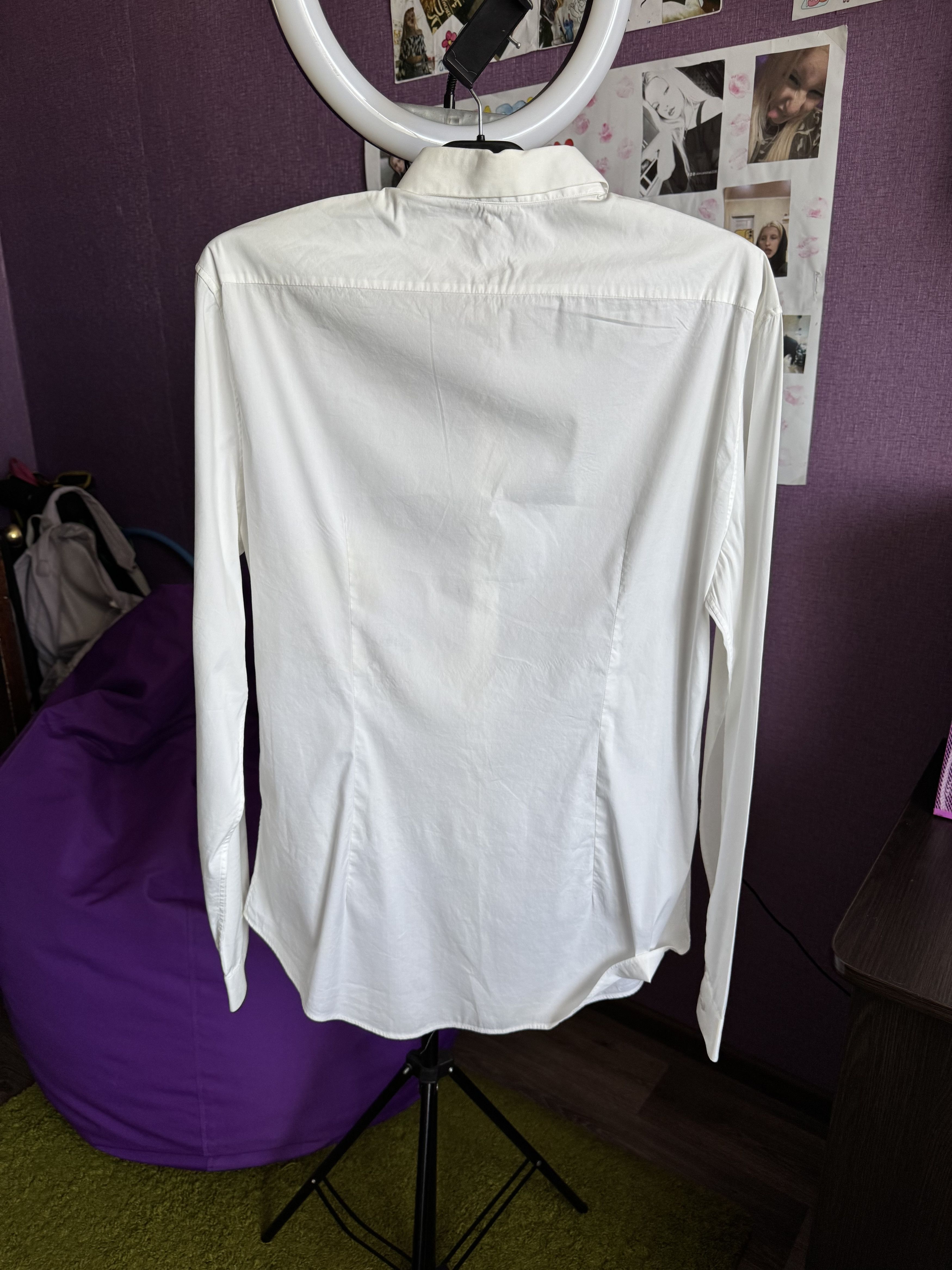 Balenciaga Balenciaga White Italian Cotton Button Shirt Size 42 Size US S / EU 44-46 / 1 - 2 Thumbnail